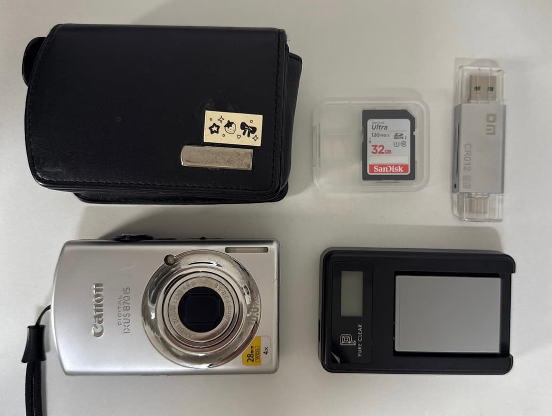 캐논 ixus 익서스 870 IS 디카 + 32GB 메모리 풀구성 상품이미지1
