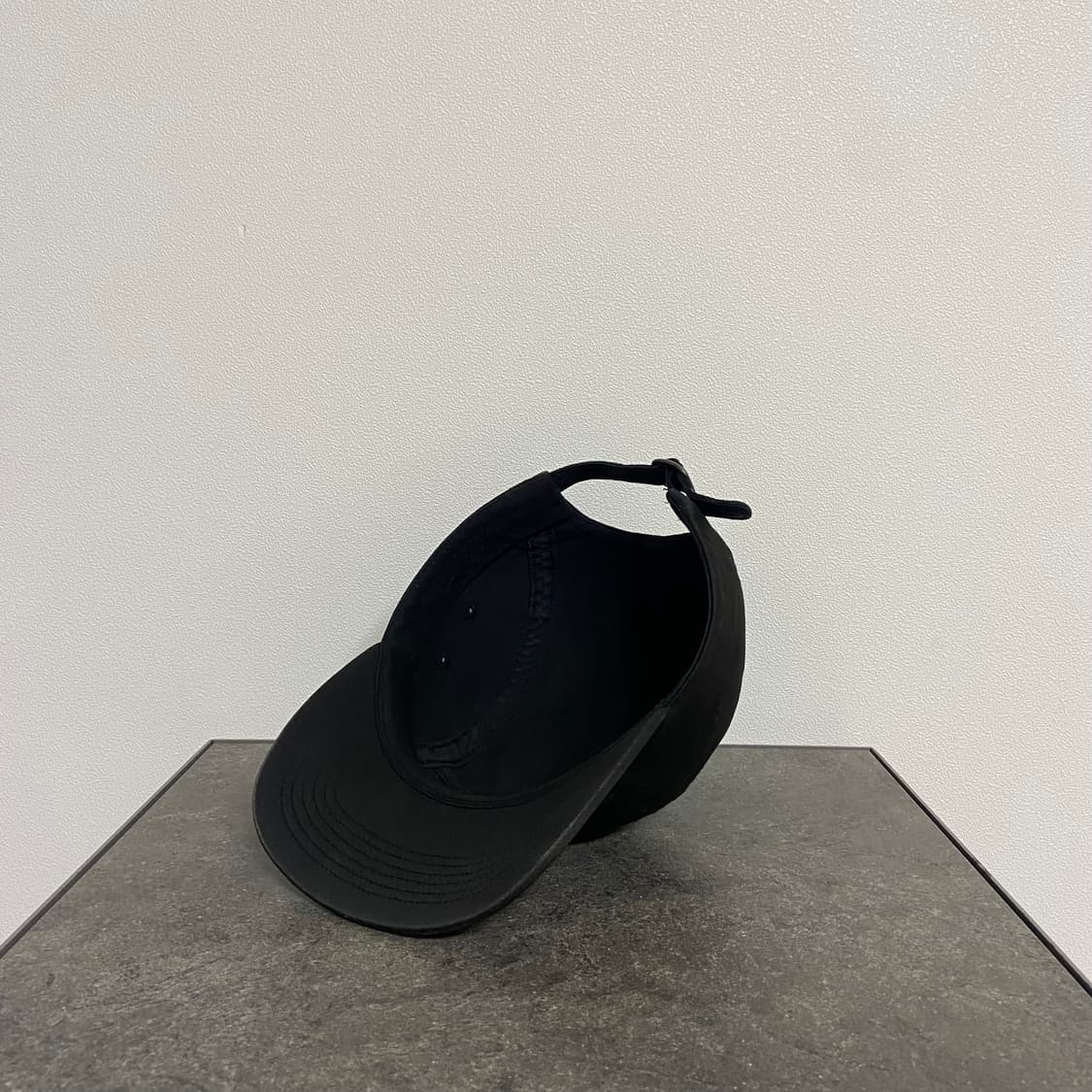 슈프림 워시드 블랙 레더 스트랩 박스로고 캠프캡 모자 상품이미지7