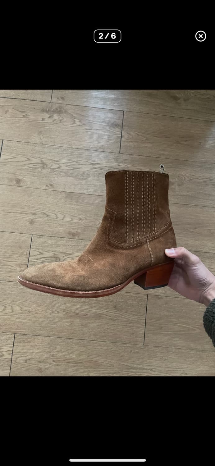 길프 Molko 45 Cuban boot in Calfsuede Tan 상품이미지2