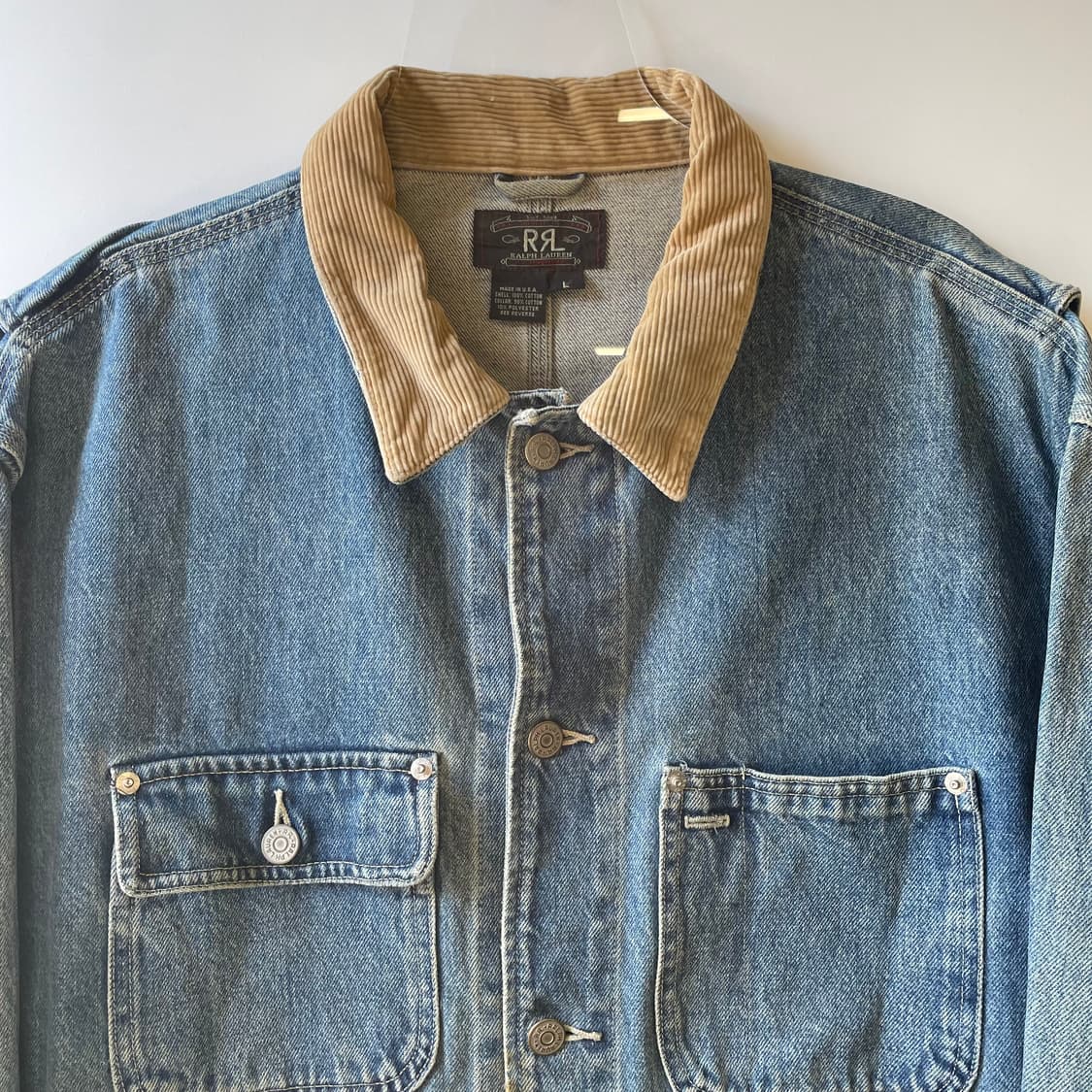 90s 더블알엘 덩가리 데님자켓 상품이미지2