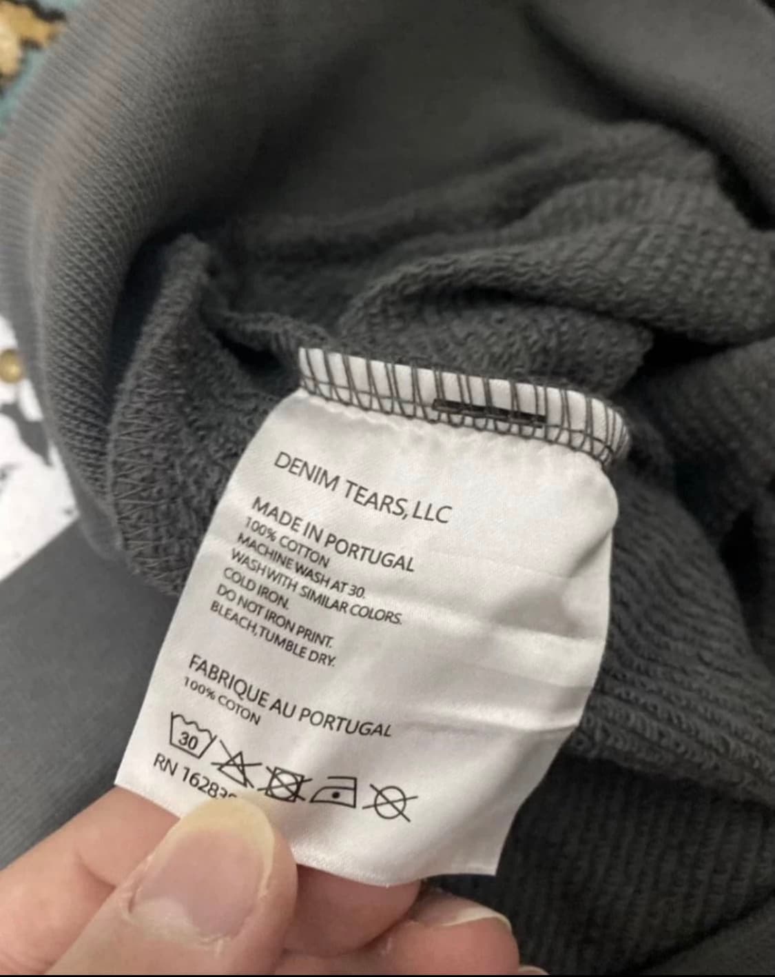 데님티어스 라인스톤 후드집업 m사이즈 상품이미지6