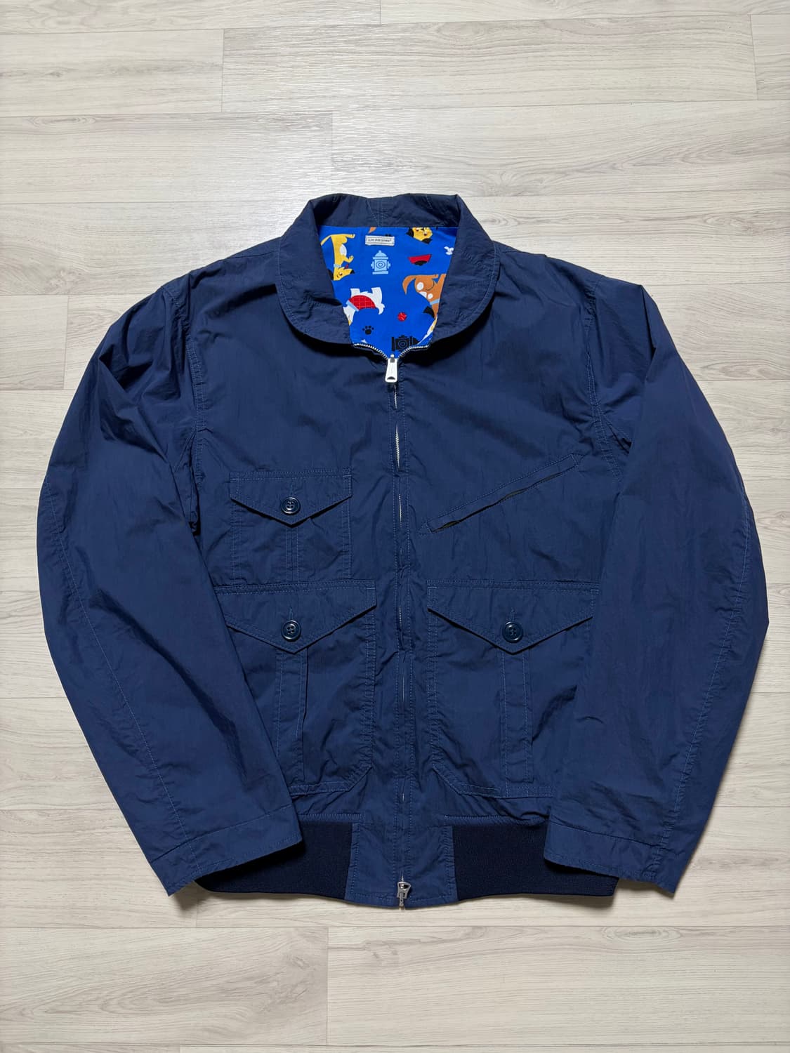 올리브드랩서비스 스파이 자켓 네이비 L사이즈 판매 상품이미지1