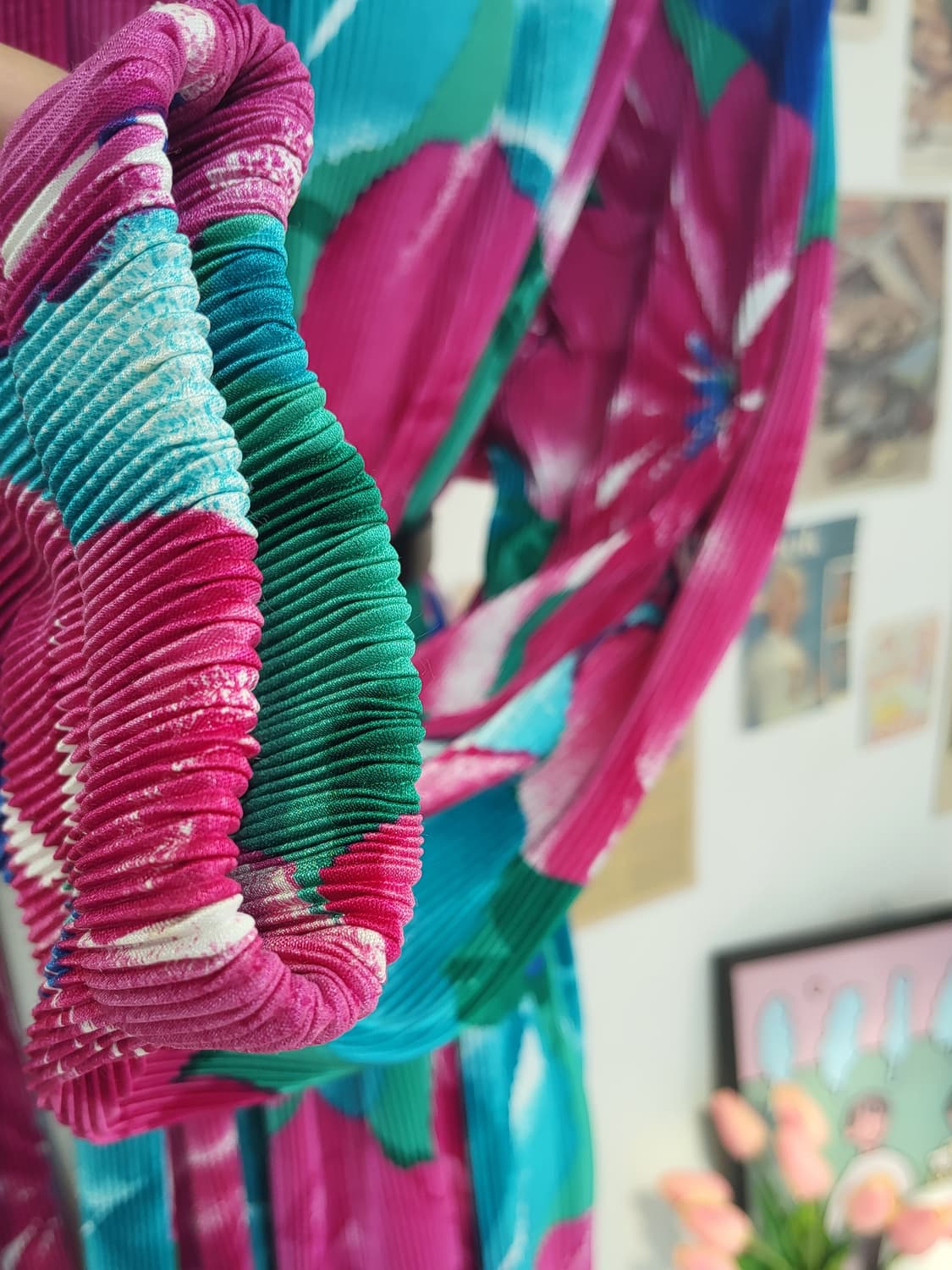 휴양지 플라워 빈티지 가디건 복고 상품이미지3