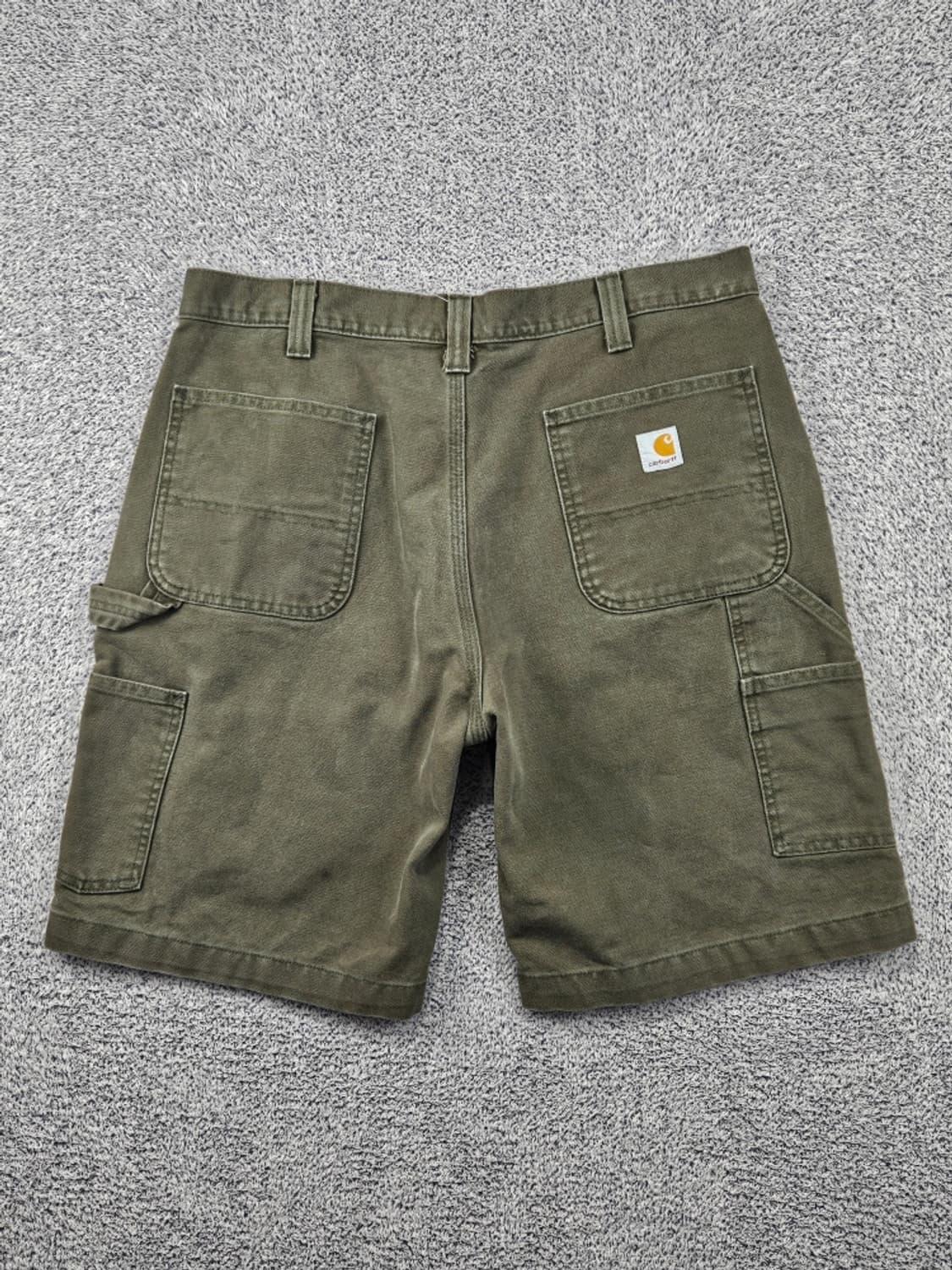 칼하트 덕캔버스 더블니 워크 쇼츠 반바지 커스텀 (36") / 11887 상품이미지4