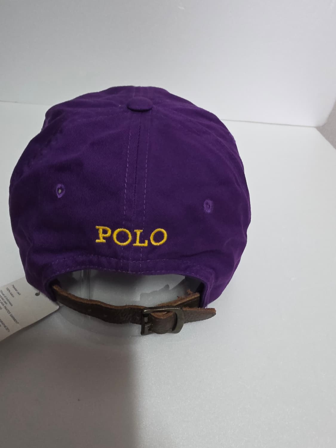 새상품 폴로 랄프로렌 퍼플 볼캡 모자  프리사이즈 상품이미지3