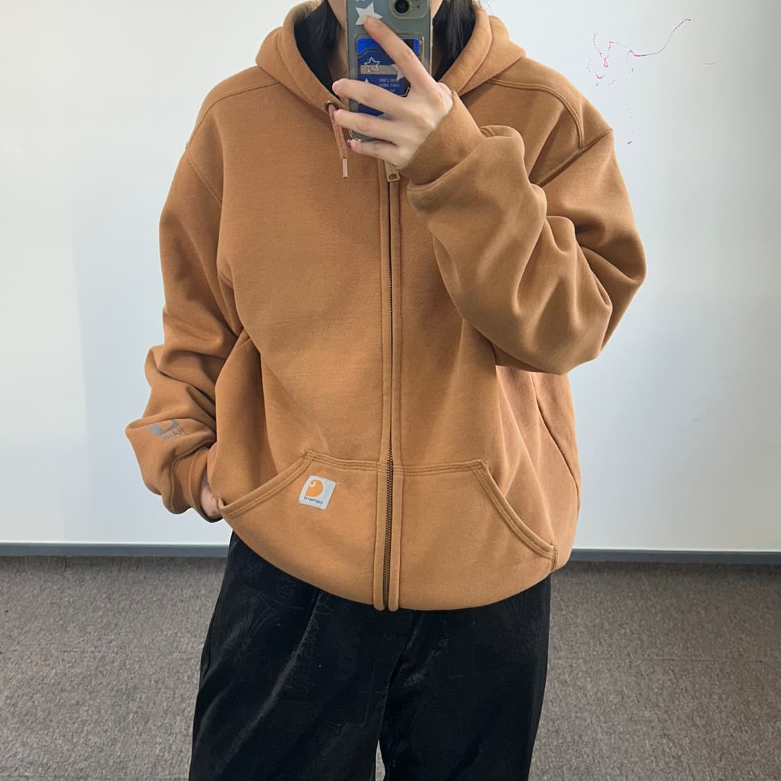 Carhartt 칼하트 래인디펜서 된장써멀 후드집업 상품이미지2