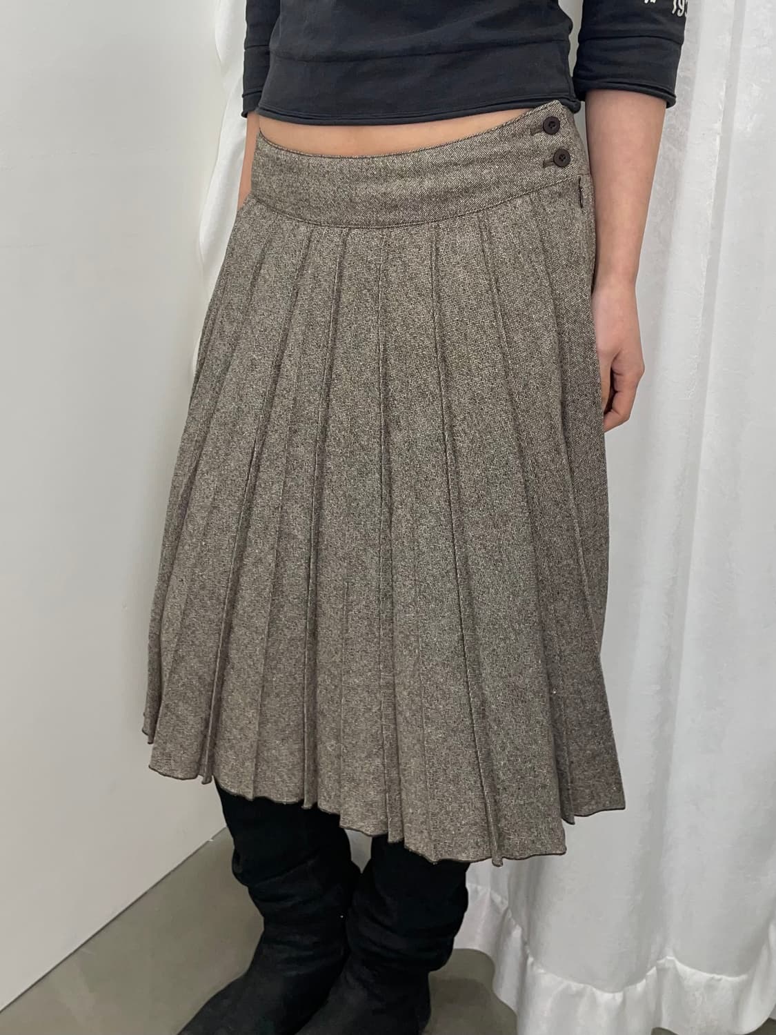 vintage 플리츠 스커트 상품이미지1