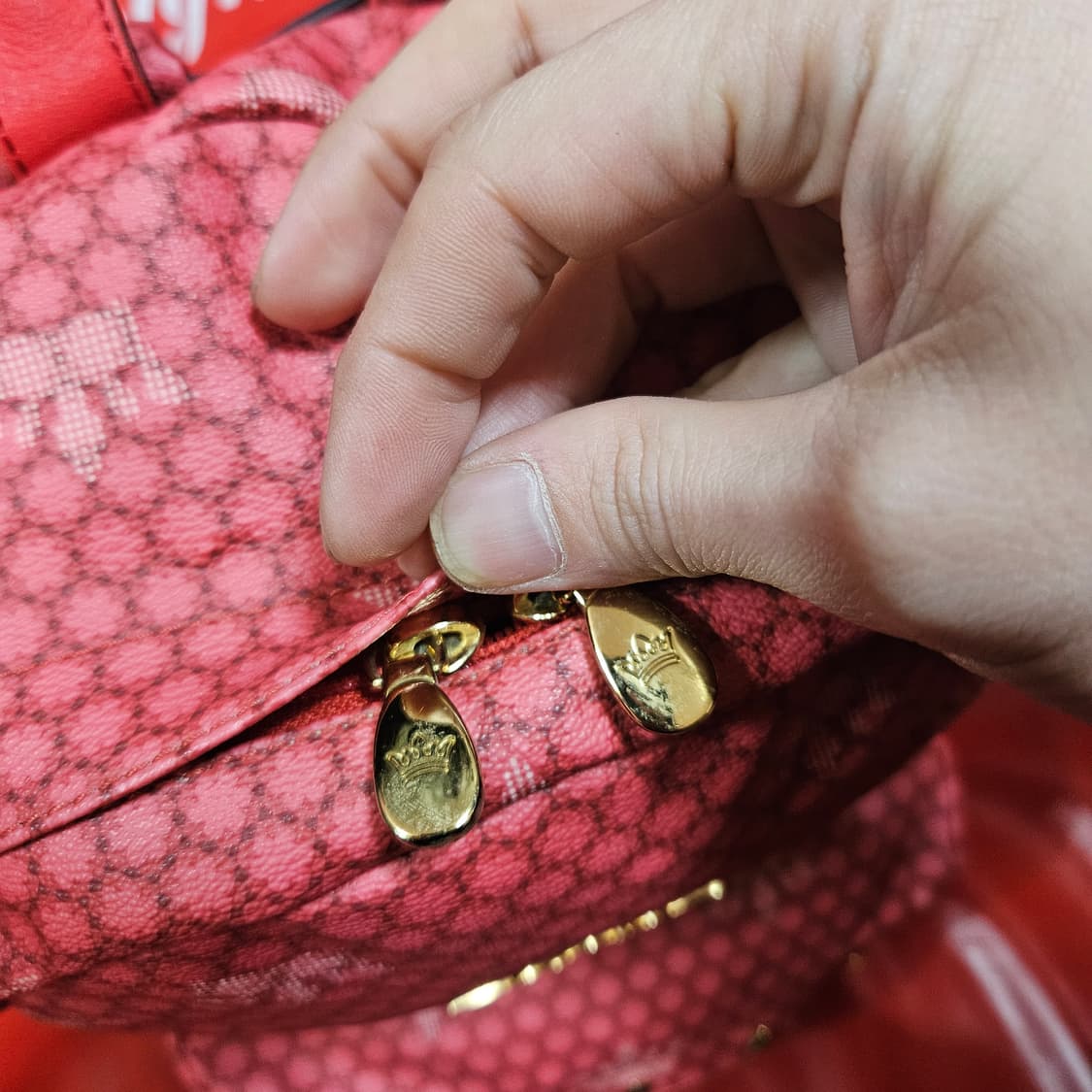 제이에스티나 핑크 백팩 Free 상품이미지3