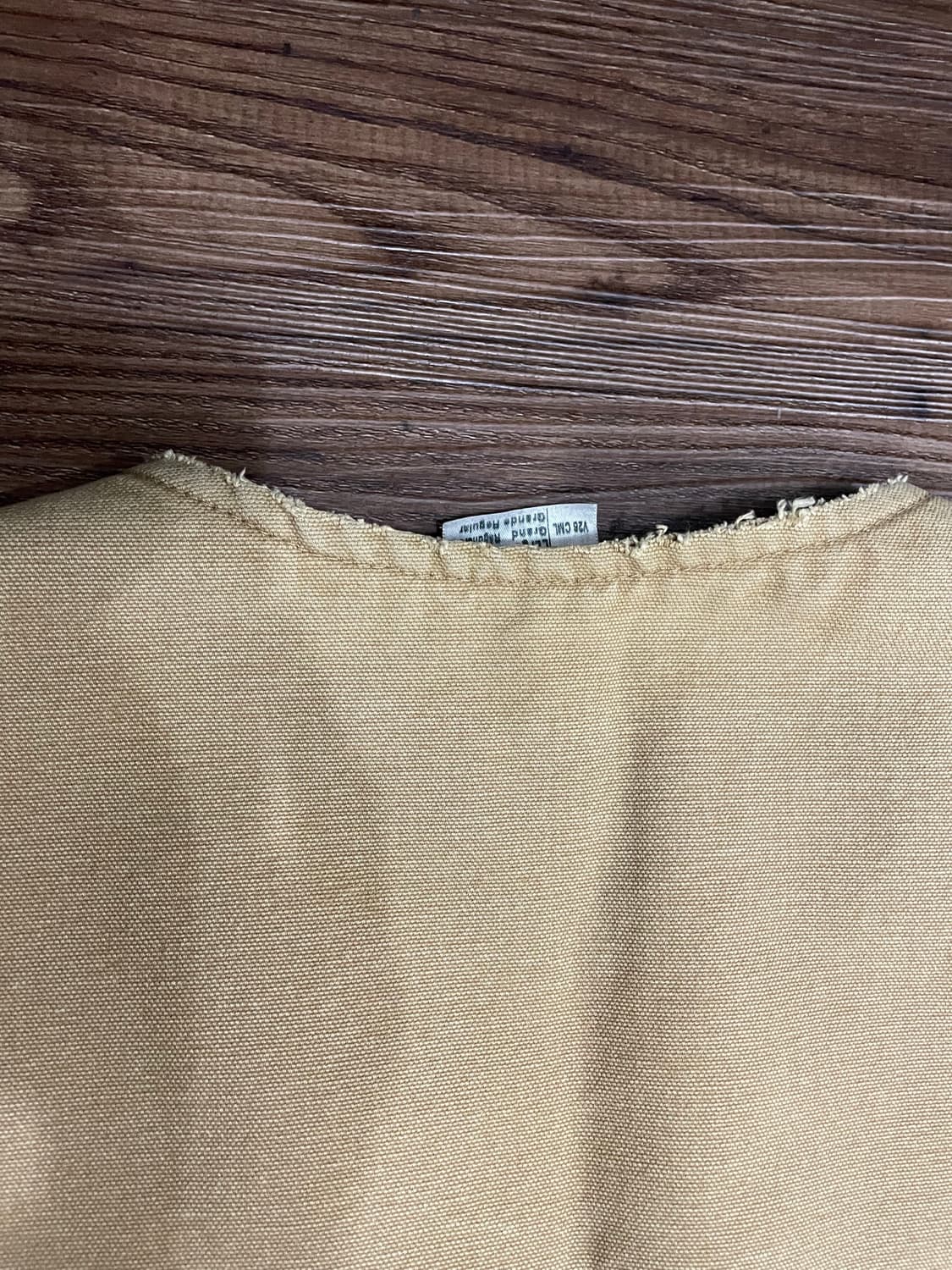 00s 칼하트 V26 덕 캔버스 셰르파 워크 베스트 카멜 상품이미지9