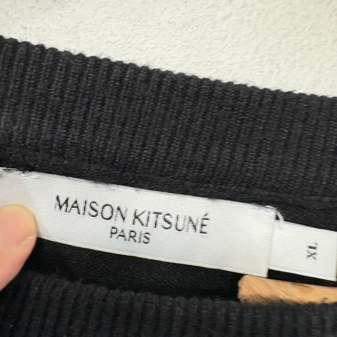 메종키츠네 빅 폭스헤드 니트 상품이미지3