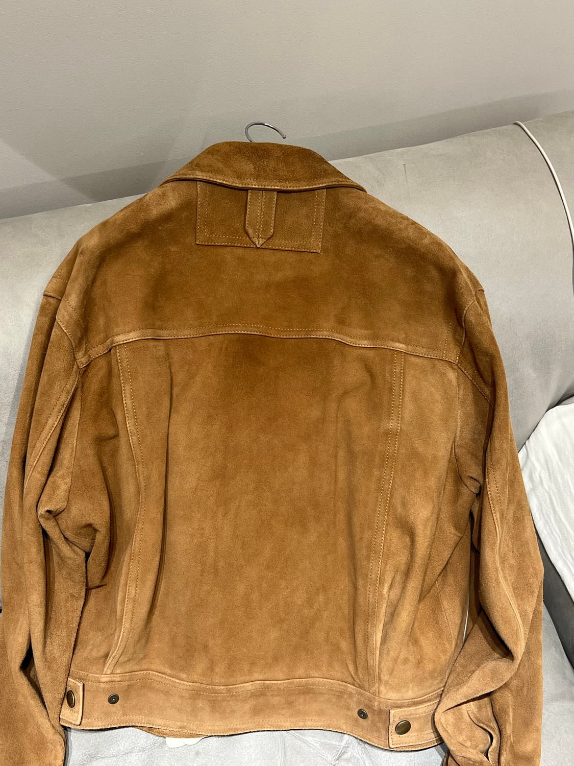 솔리드옴므 스웨이드 자켓 카멜 46 상품이미지3