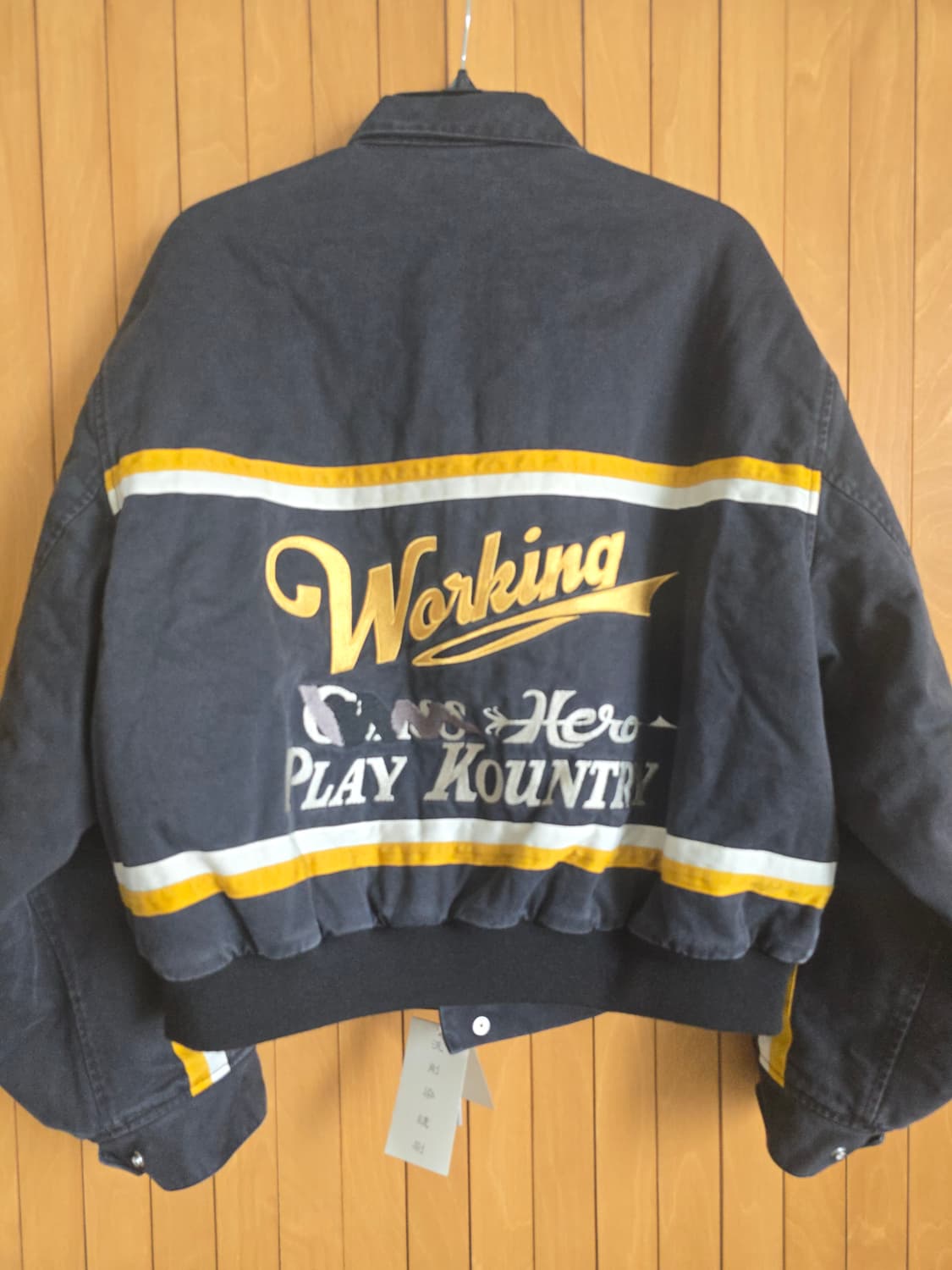 (new)캐피탈 치노 AD 레이싱 드리즐러 자켓 블랙 2사이즈 상품이미지2