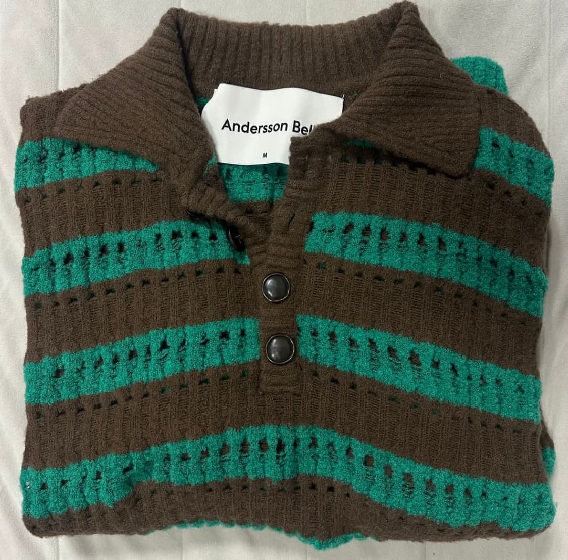 앤더슨벨 버블 스트라이프 니트 상품이미지2