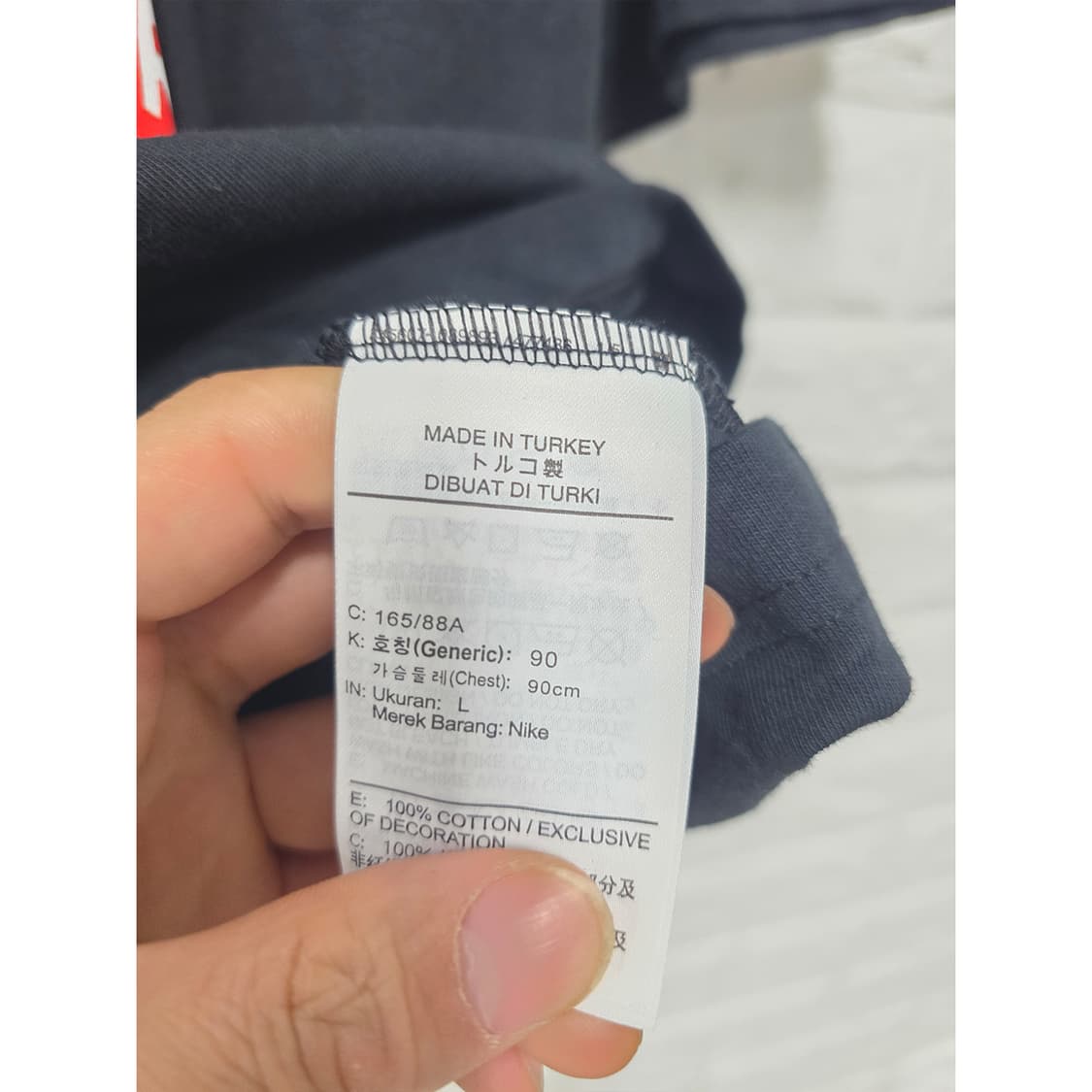 나이키 MACHINE 에어 반팔티 L 상품이미지3