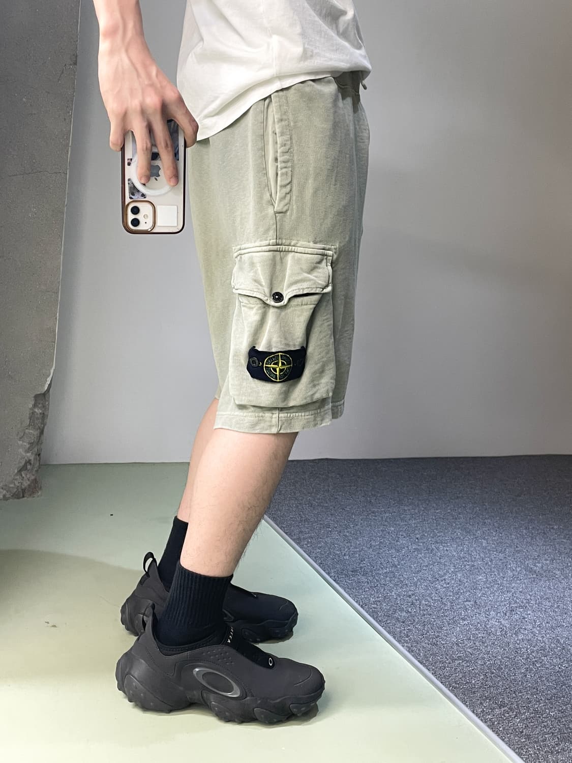 스톤아릴랜드 와펜 카고 버뮤다 쇼츠 상품이미지2
