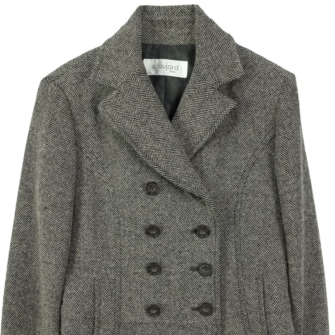 [일본빈티지] 헤링본 모직 더블 자켓 M18304 상품이미지4