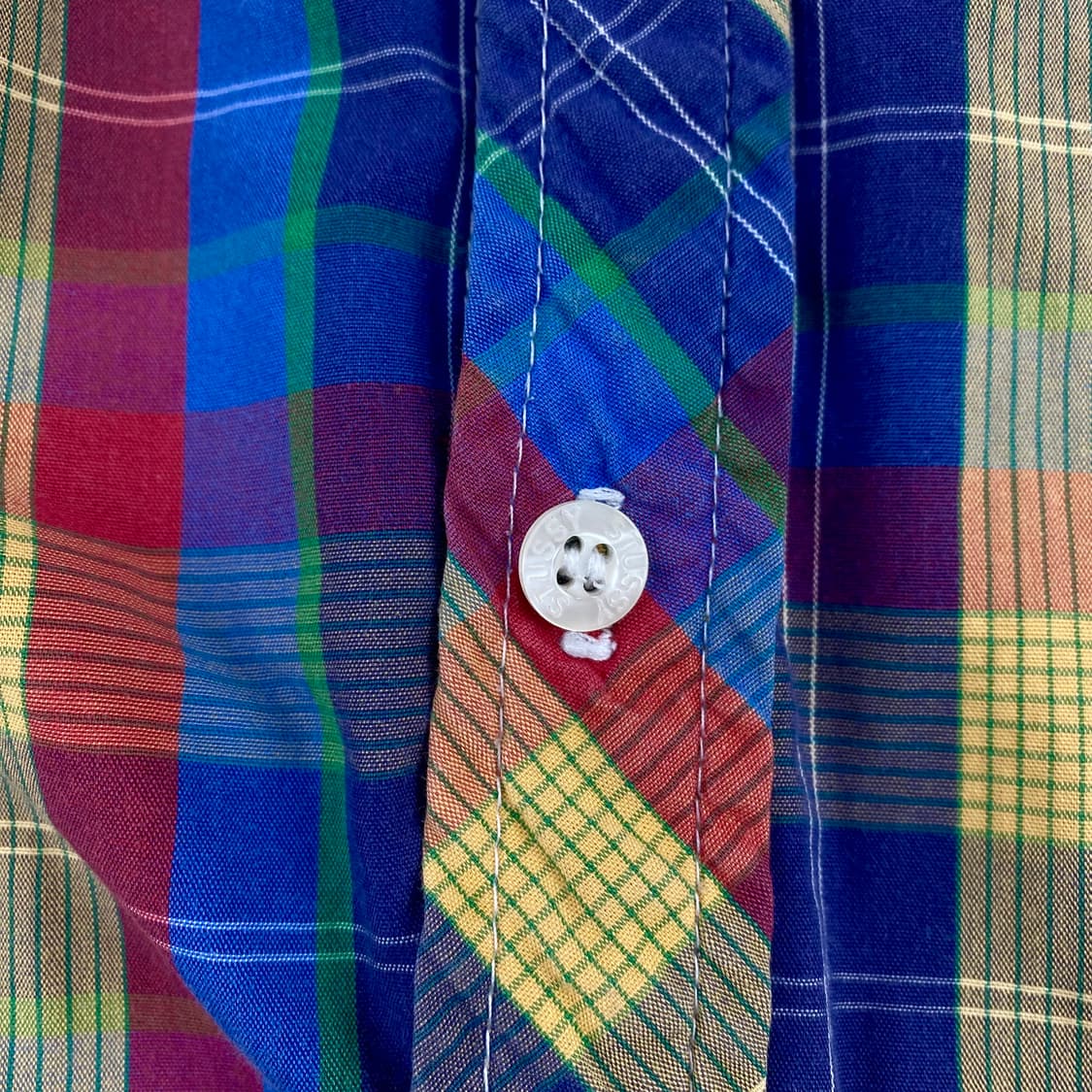 90s 스투시 포켓 체크 하프 셔츠 (103) 상품이미지7