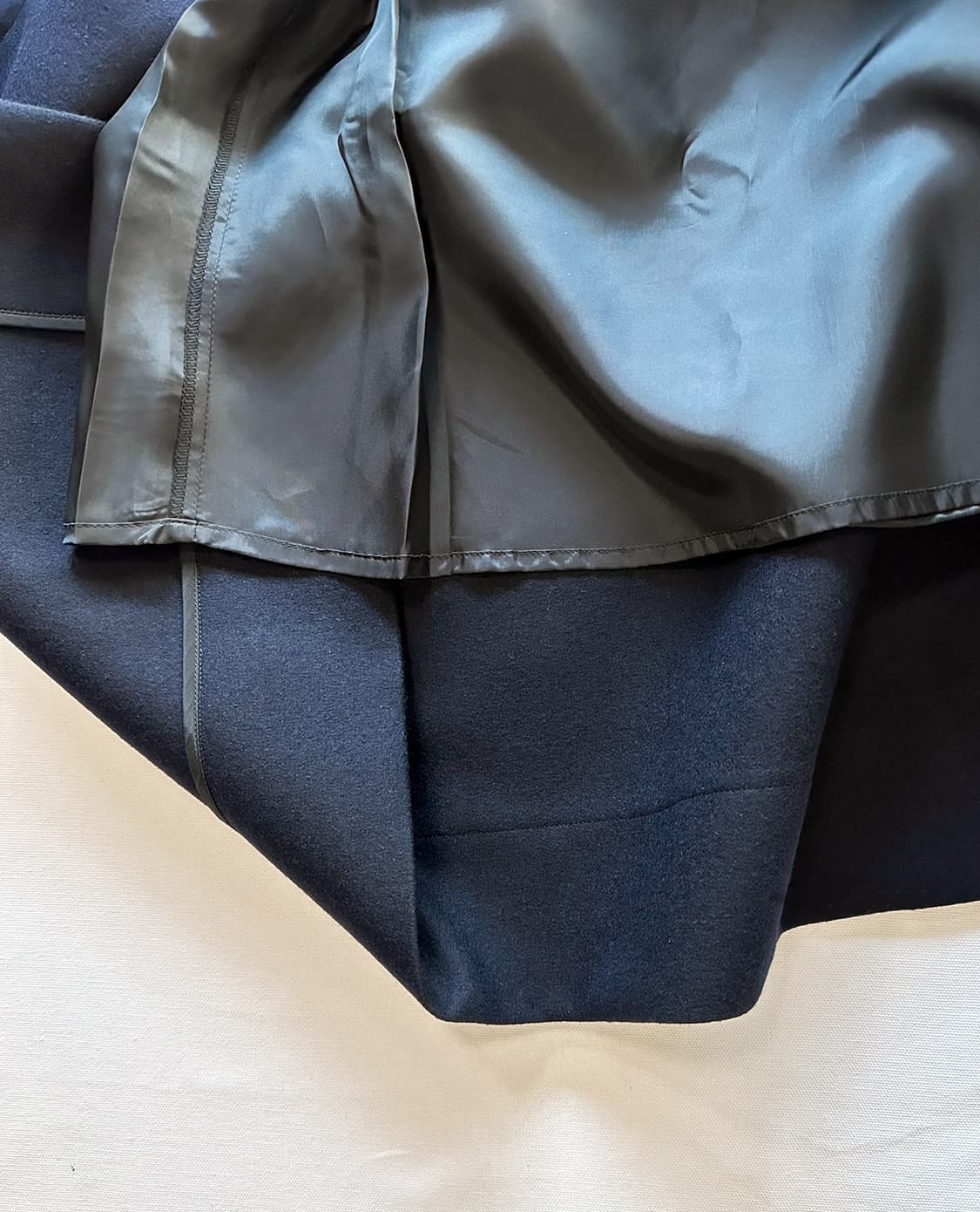 SACAI navy wool cross skirt 상품이미지9