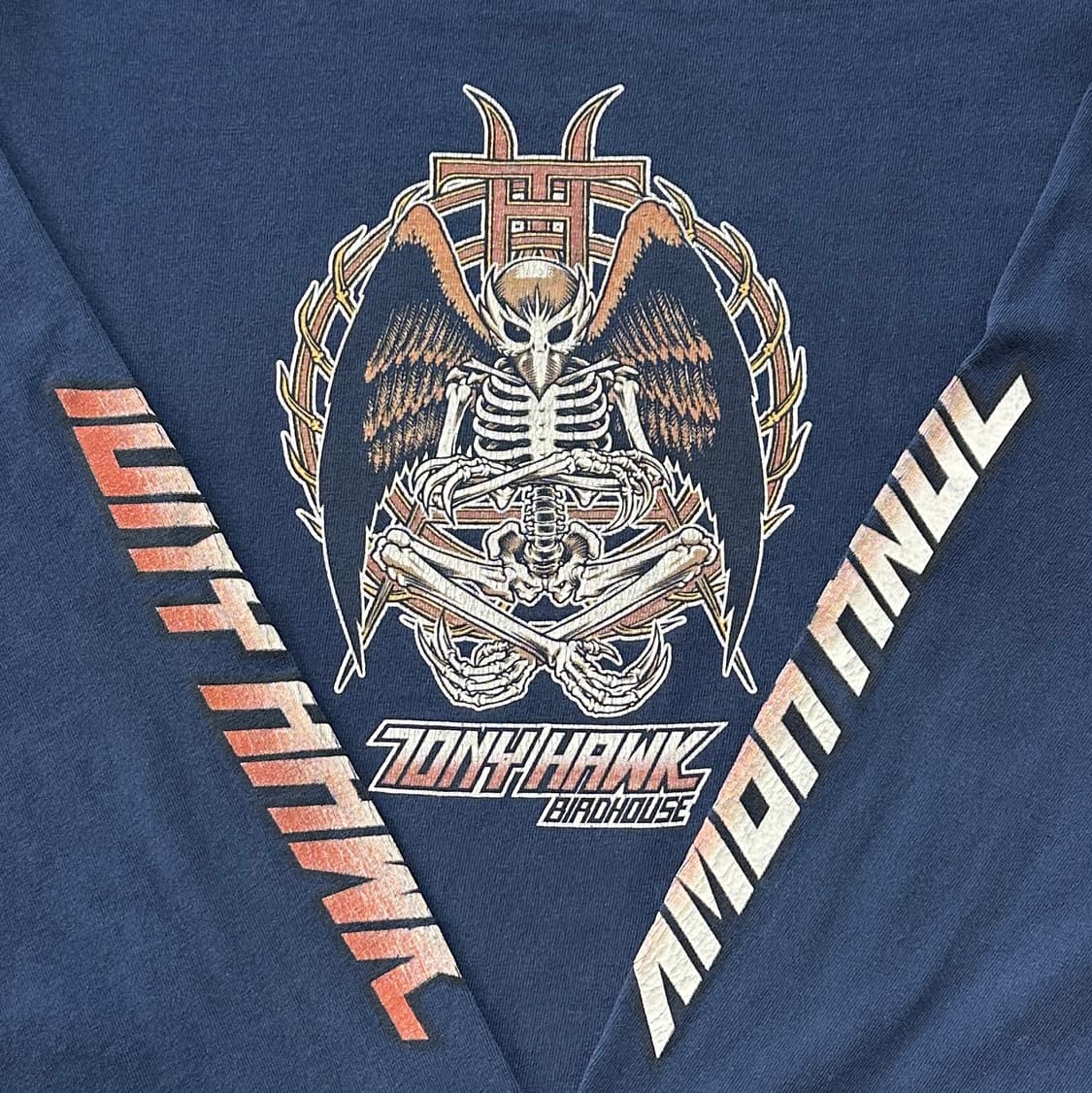 90s USA 버드하우스 토니 호크 롱슬리브 티셔츠 XL 상품이미지3