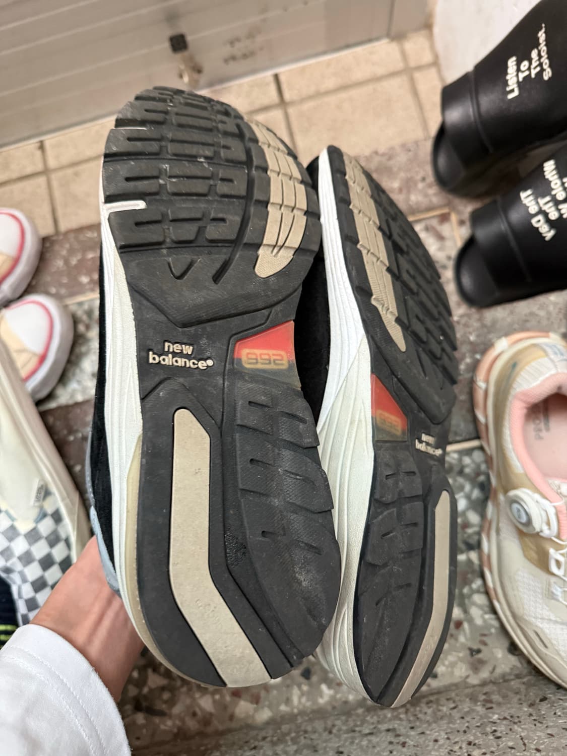 뉴발란스 992 블랙 그레이 구형 285 상품이미지4