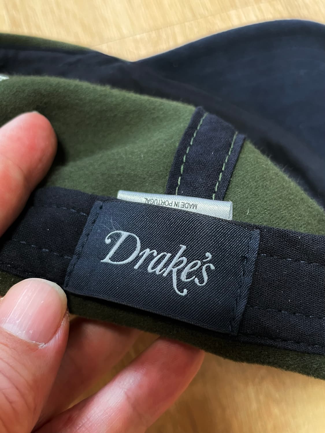 택포) 국내 유일 드레익스 Drakes 투톤 코튼 볼캡 모자 상품이미지3