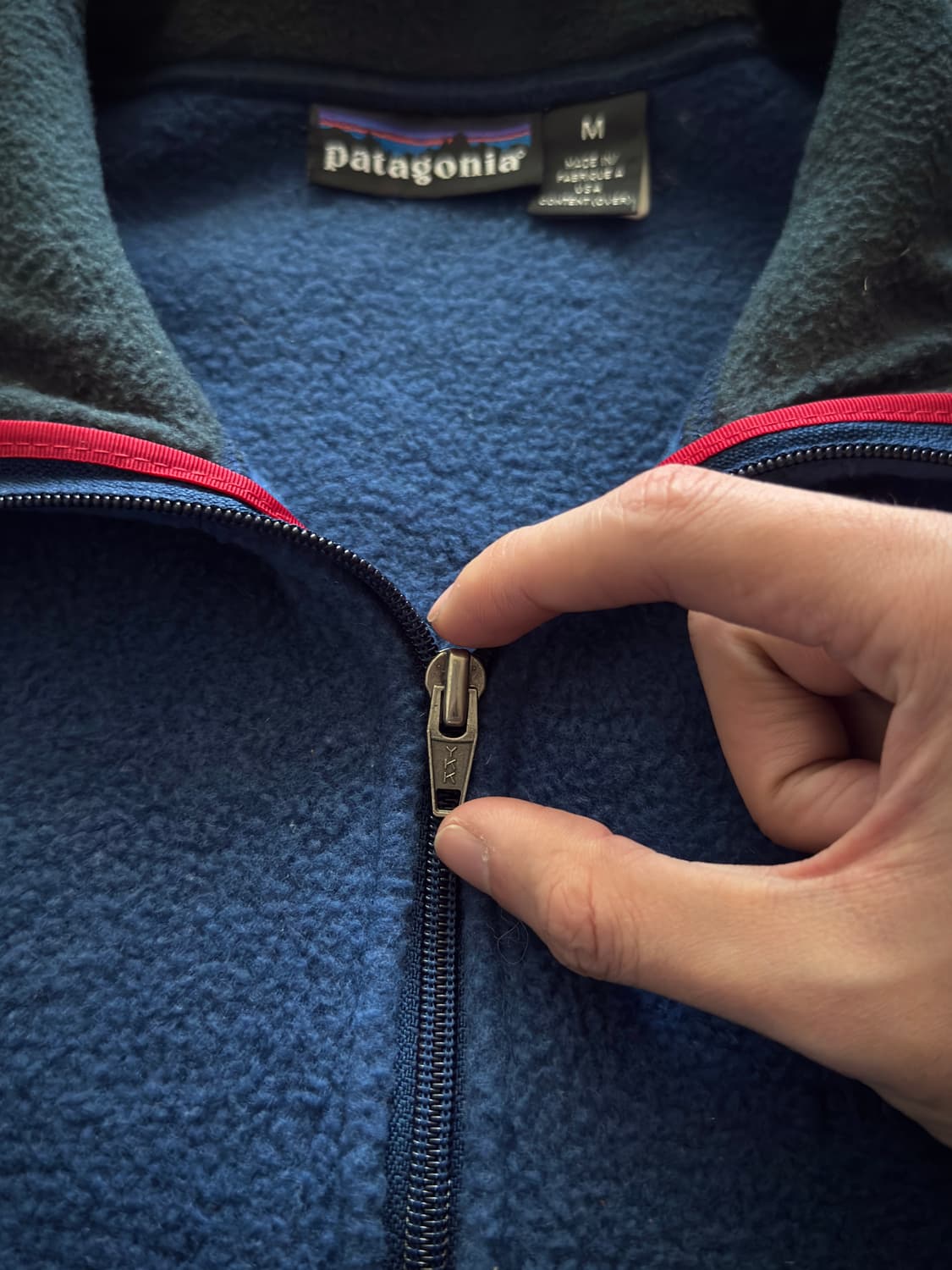 1992s USA 파타고니아 스노우리스 Fleece jacket rare 상품이미지6