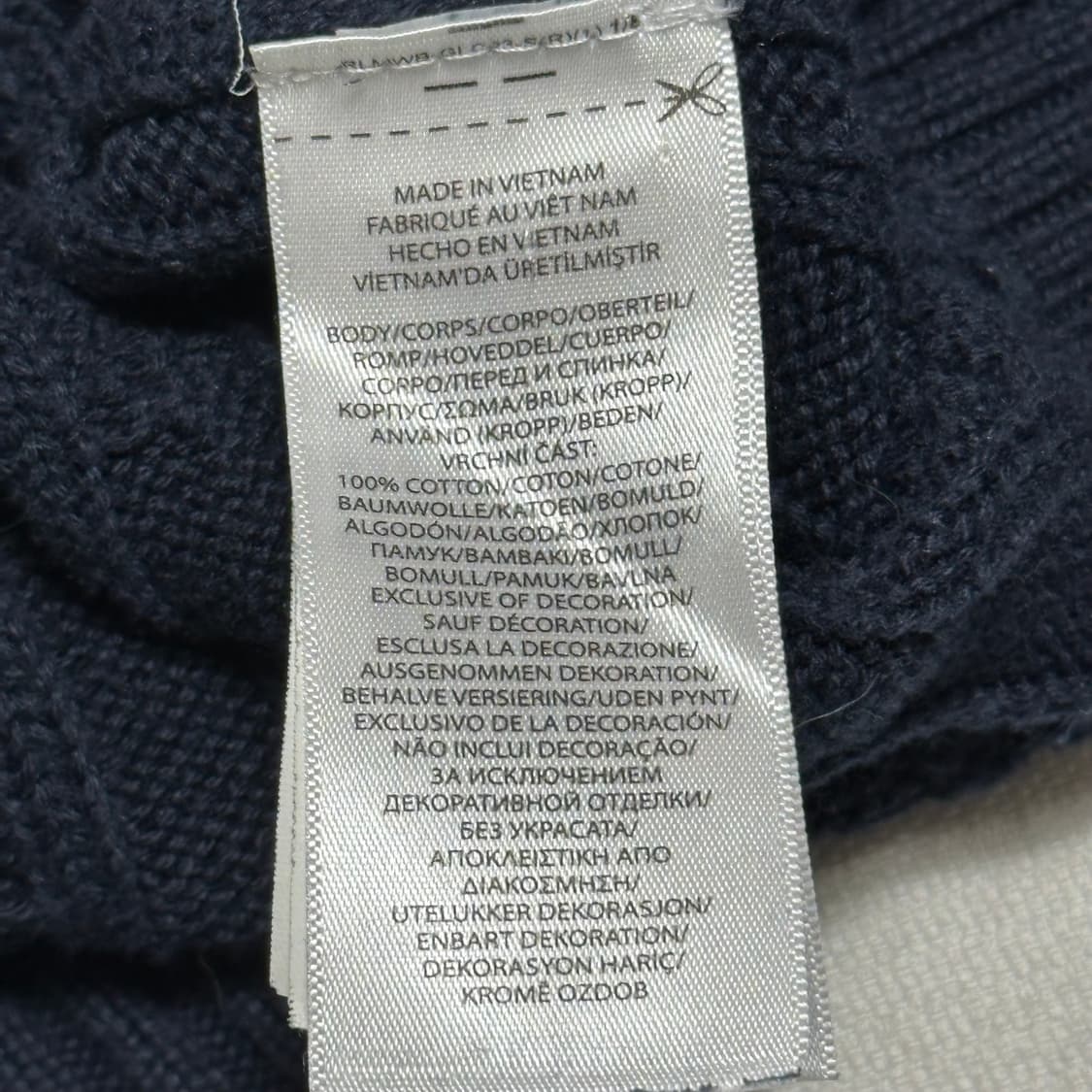 M 폴로랄프로렌 여성용 네이비 케이블 니트 상품이미지5