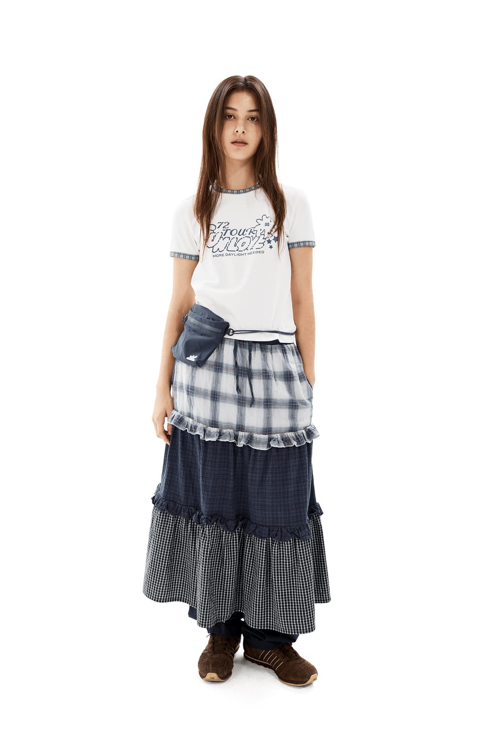썬러브 W 72 Tour Ringer Tee White 상품이미지4