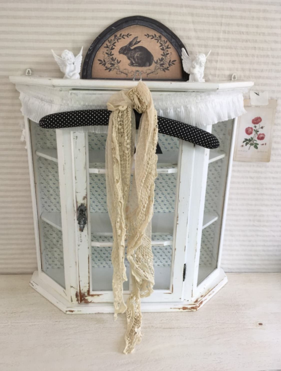 jpn vintage ivory dot lace muffler 상품이미지1