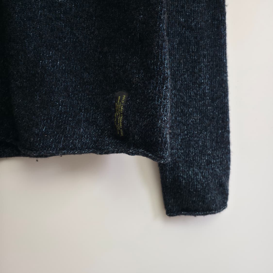 [L] 폴로 랄프로렌 램스울 하프넥 네이비 니트 상품이미지4