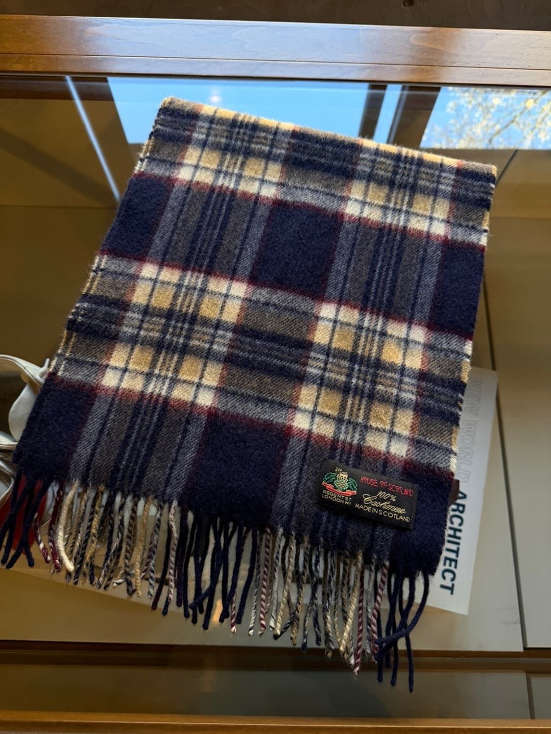 하우스 오브 스코틀랜드 캐시미어 머플러 상품이미지6