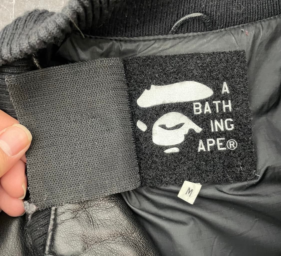bape x FEEL SLOWLY AND SEE 90s 레더자켓 상품이미지4