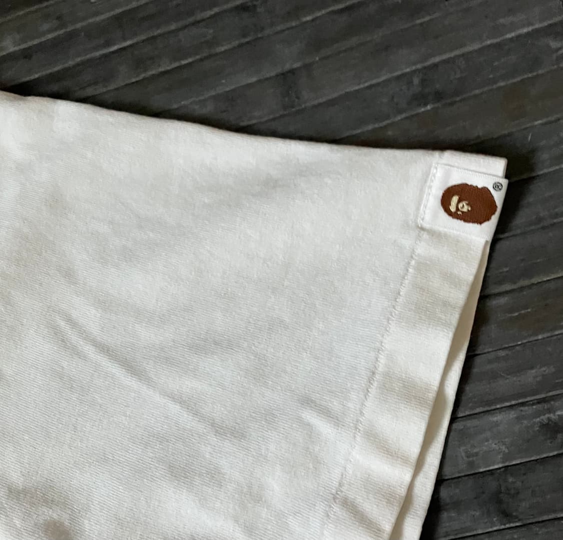 BAPE box logo white T-shirts 상품이미지4