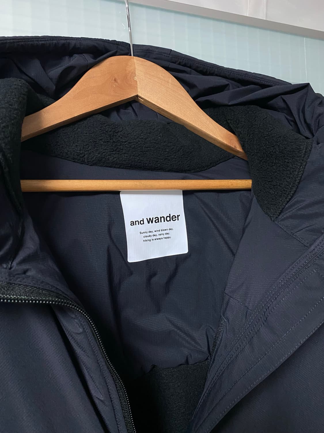 앤드원더 탑플리스자켓 블랙 XL 상품이미지2