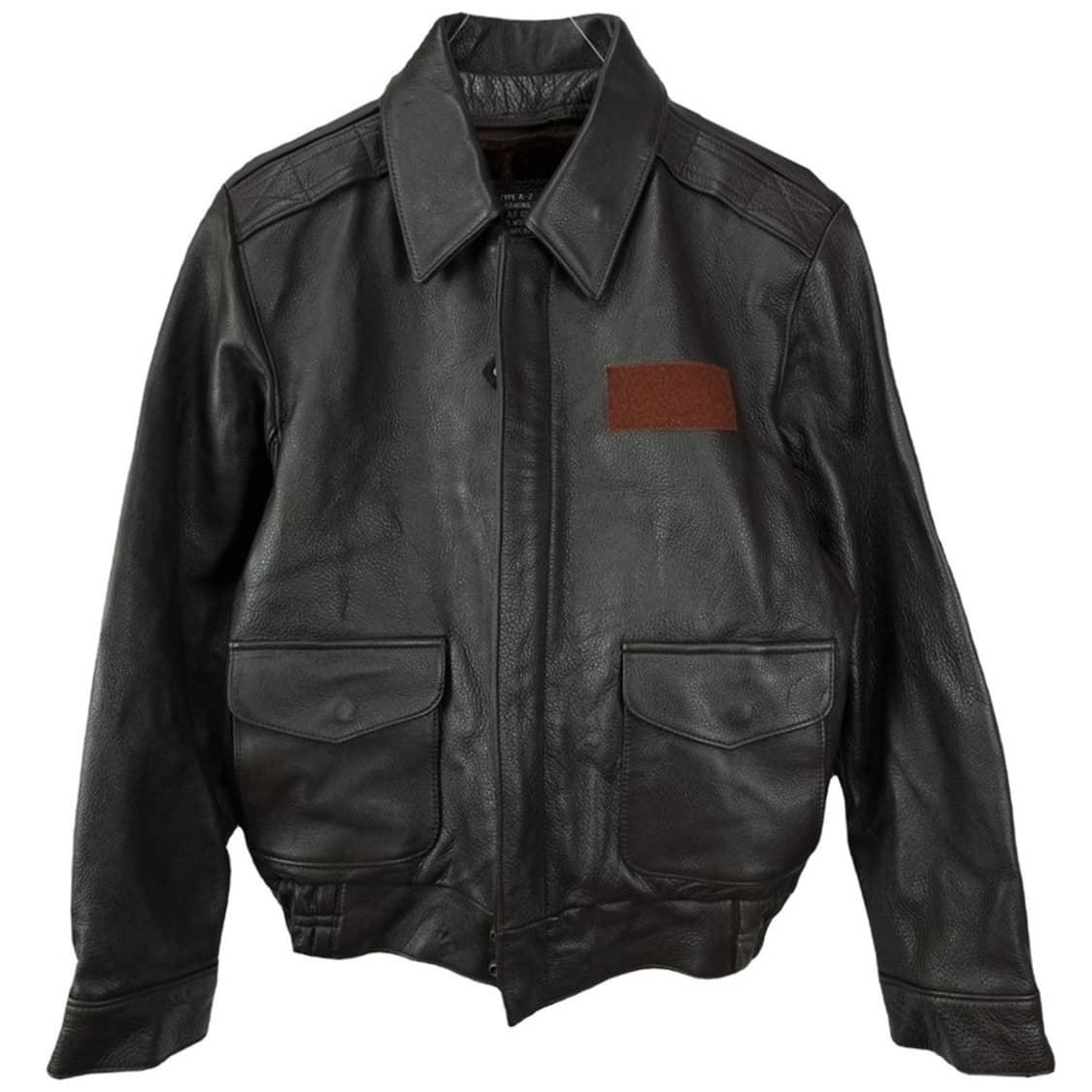 [빈티지] 밀리터리 A2 복각 양가죽 플라이트 레더 봄버자켓 P01568 상품이미지2