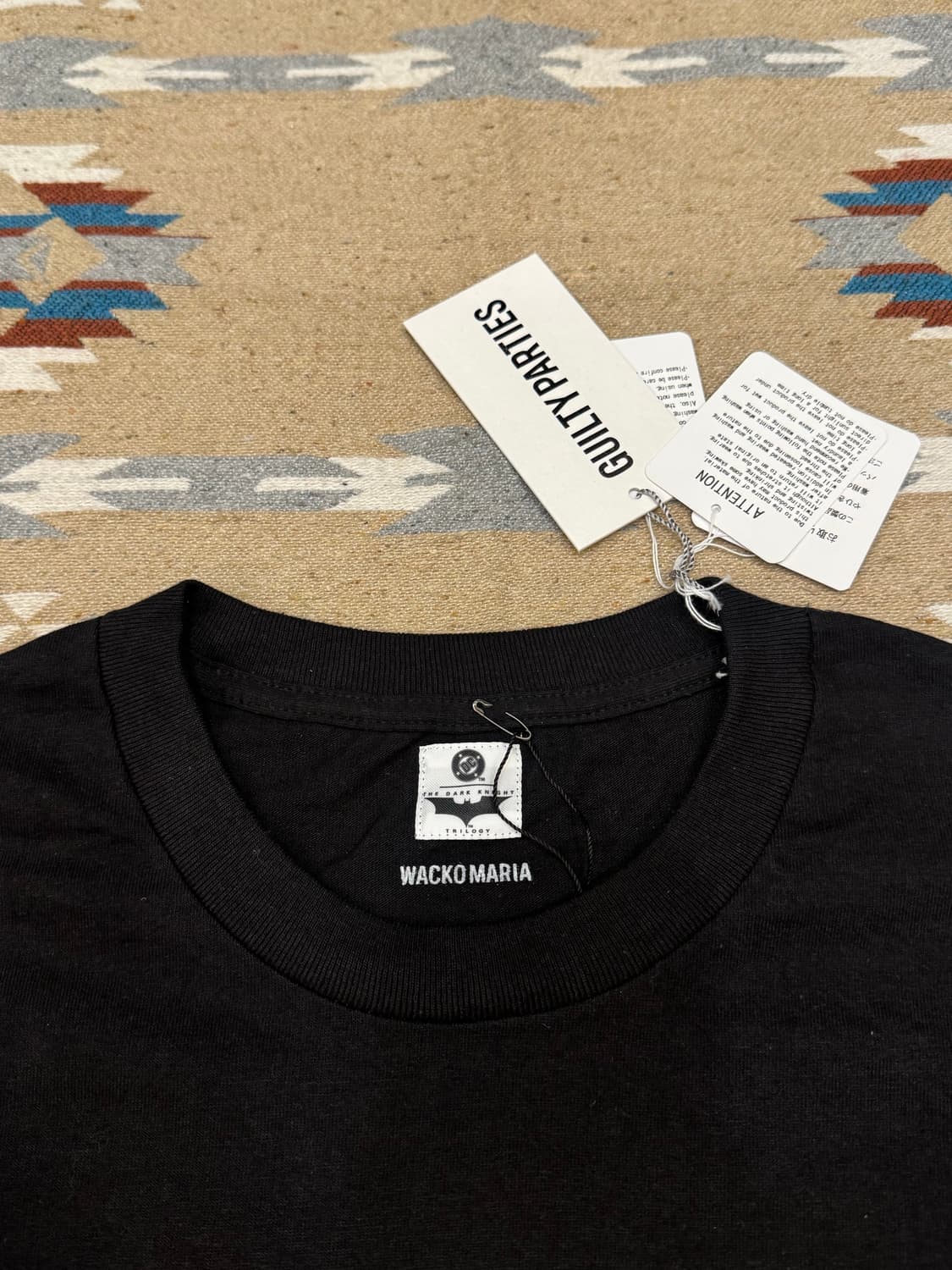[L] 와코마리아 x 다크나이트 조커 티셔츠 블랙 상품이미지2