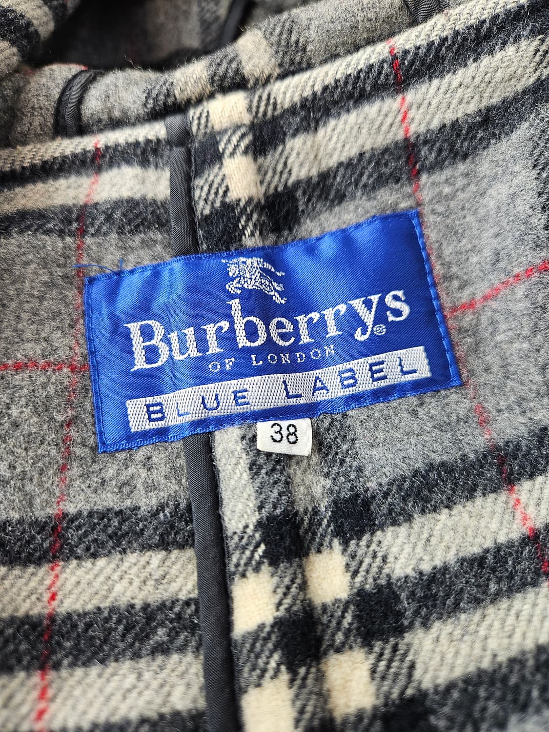 Burberry 버버리 블루라벨 JP 모 코트 후드 자켓 상아 상품이미지3