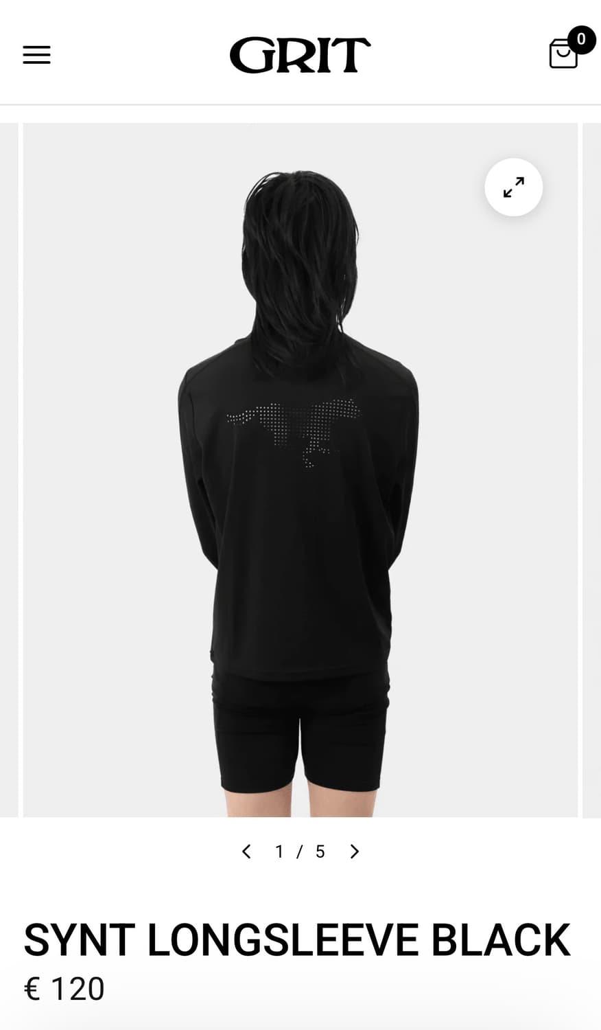(Grit) synt long sleeve black (L) 상품이미지1
