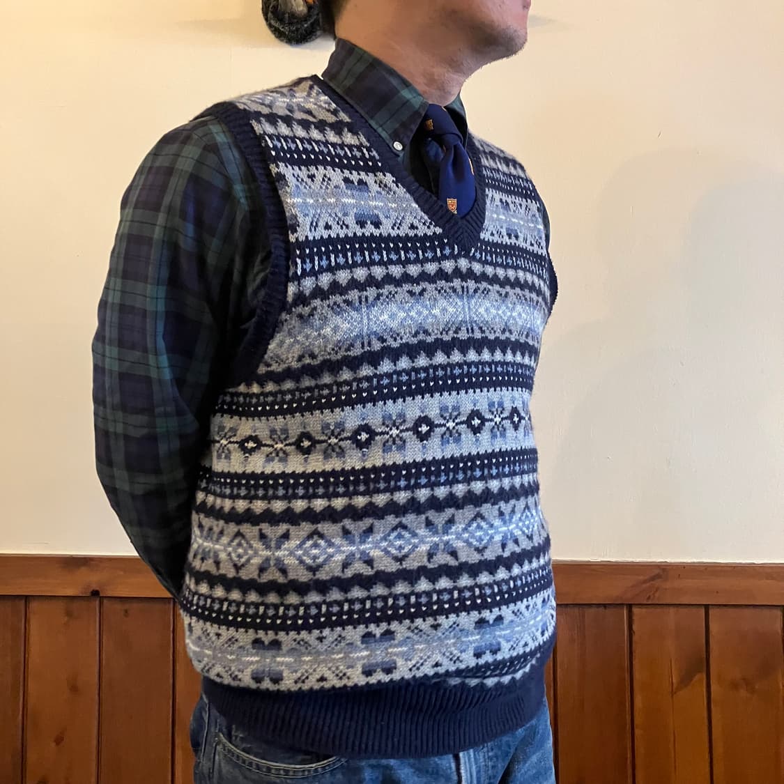 폴로 랄프로렌 페어아일 베스트 M 상품이미지9