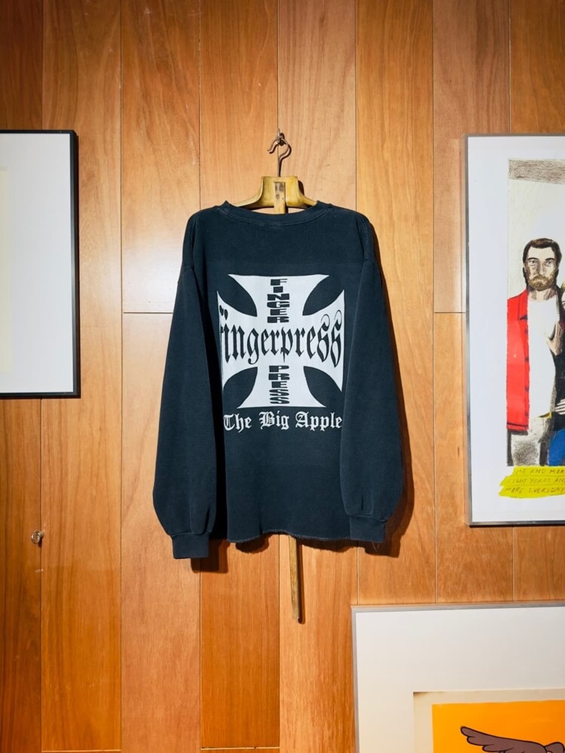 도넛리벤지 fp-logo 와플니트 2사이즈 상품이미지2