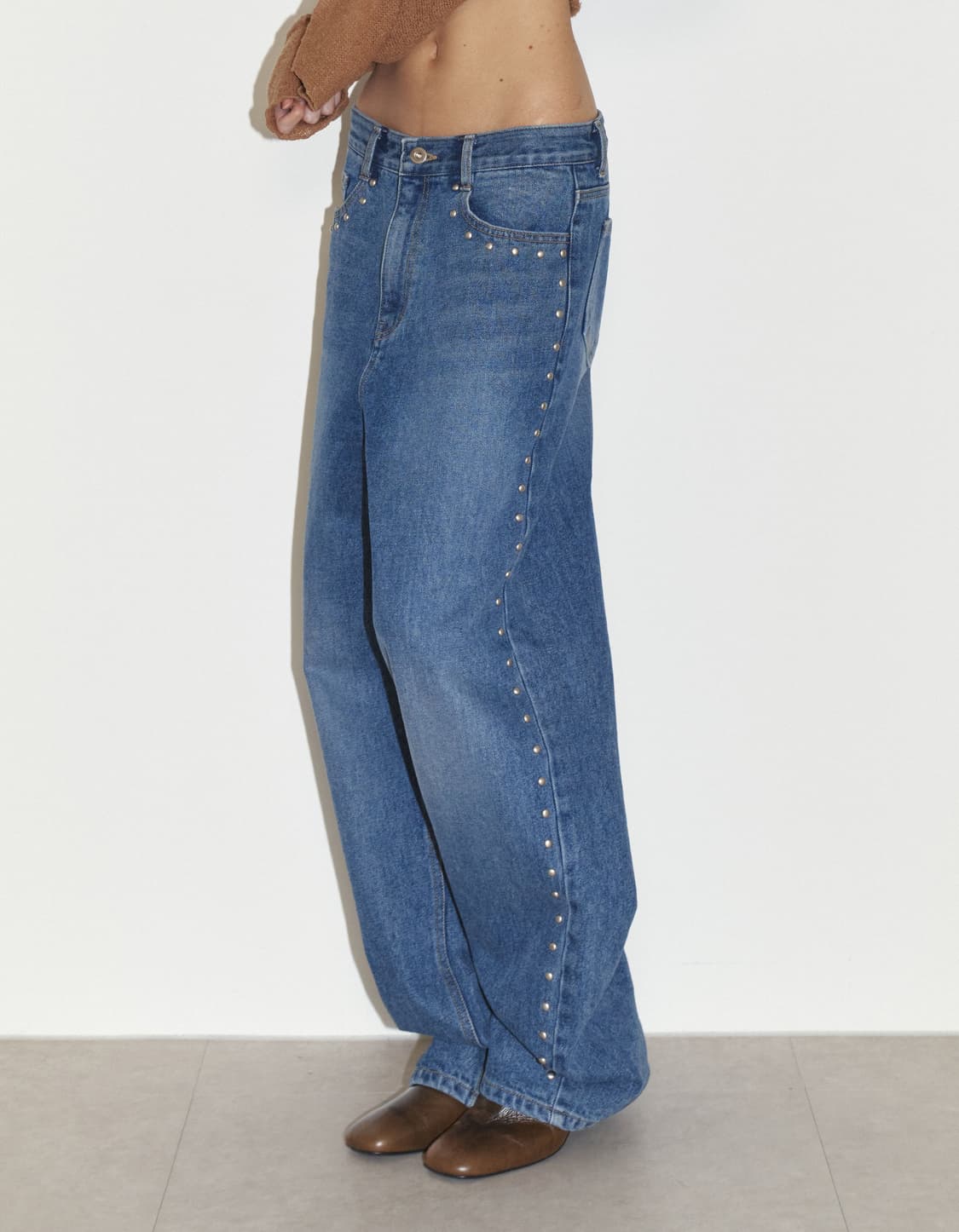 Polysooem studded washed jeans 상품이미지2