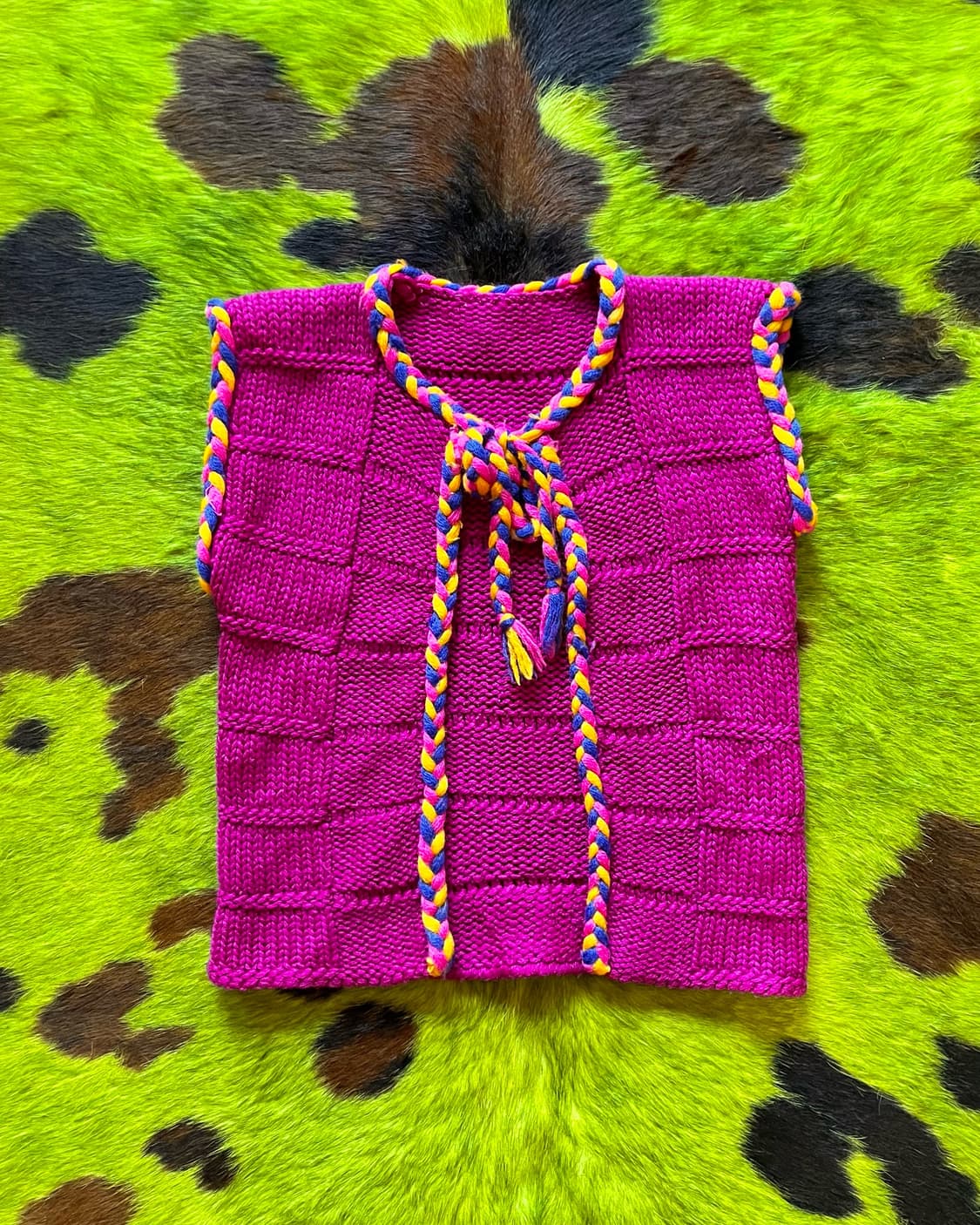 Jpn Handmade Heavy Wool Knit Vest 상품이미지3