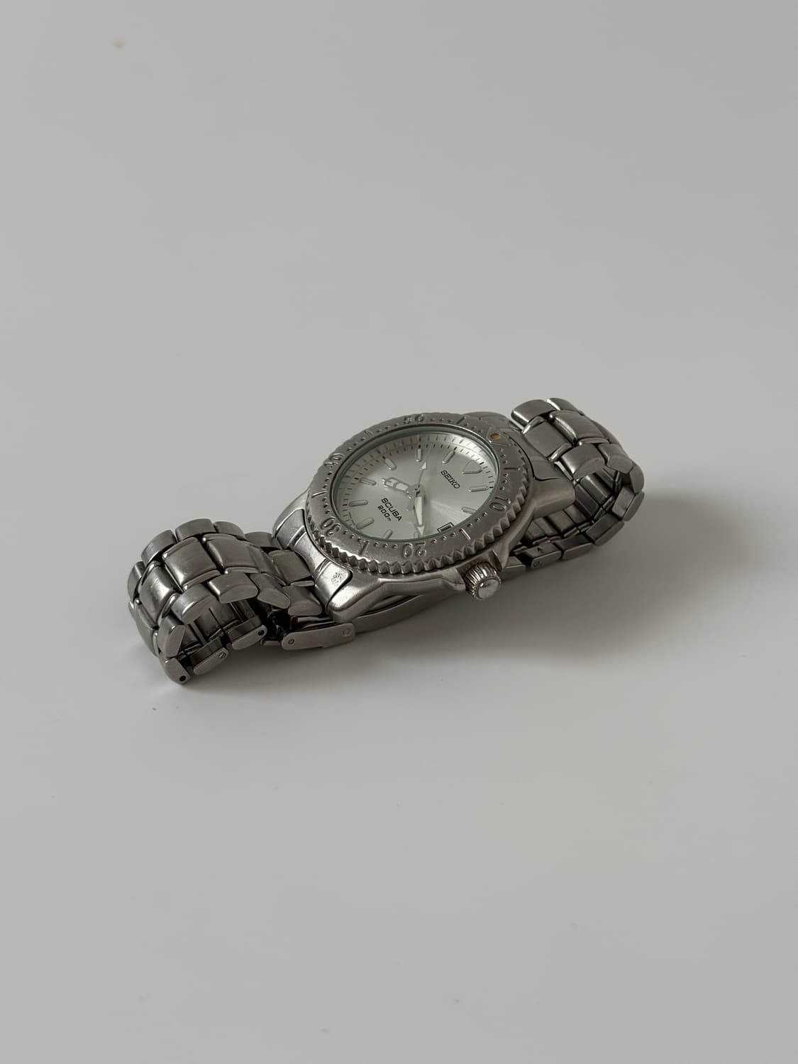 1990s Scuba Silver Diver Quartz 상품이미지5