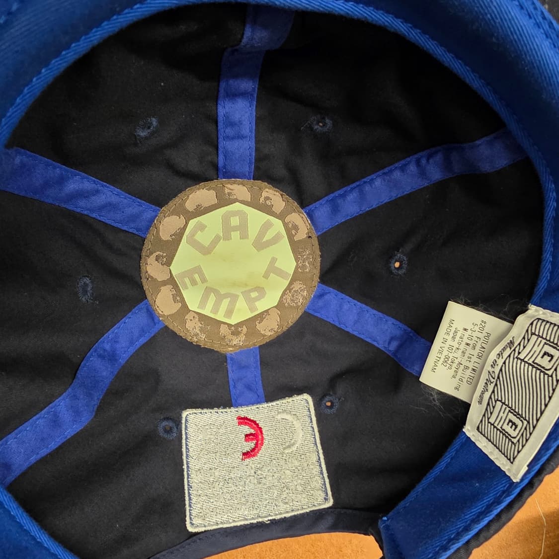 CAVEMPT 6 Panel Cap(navy) 상품이미지3
