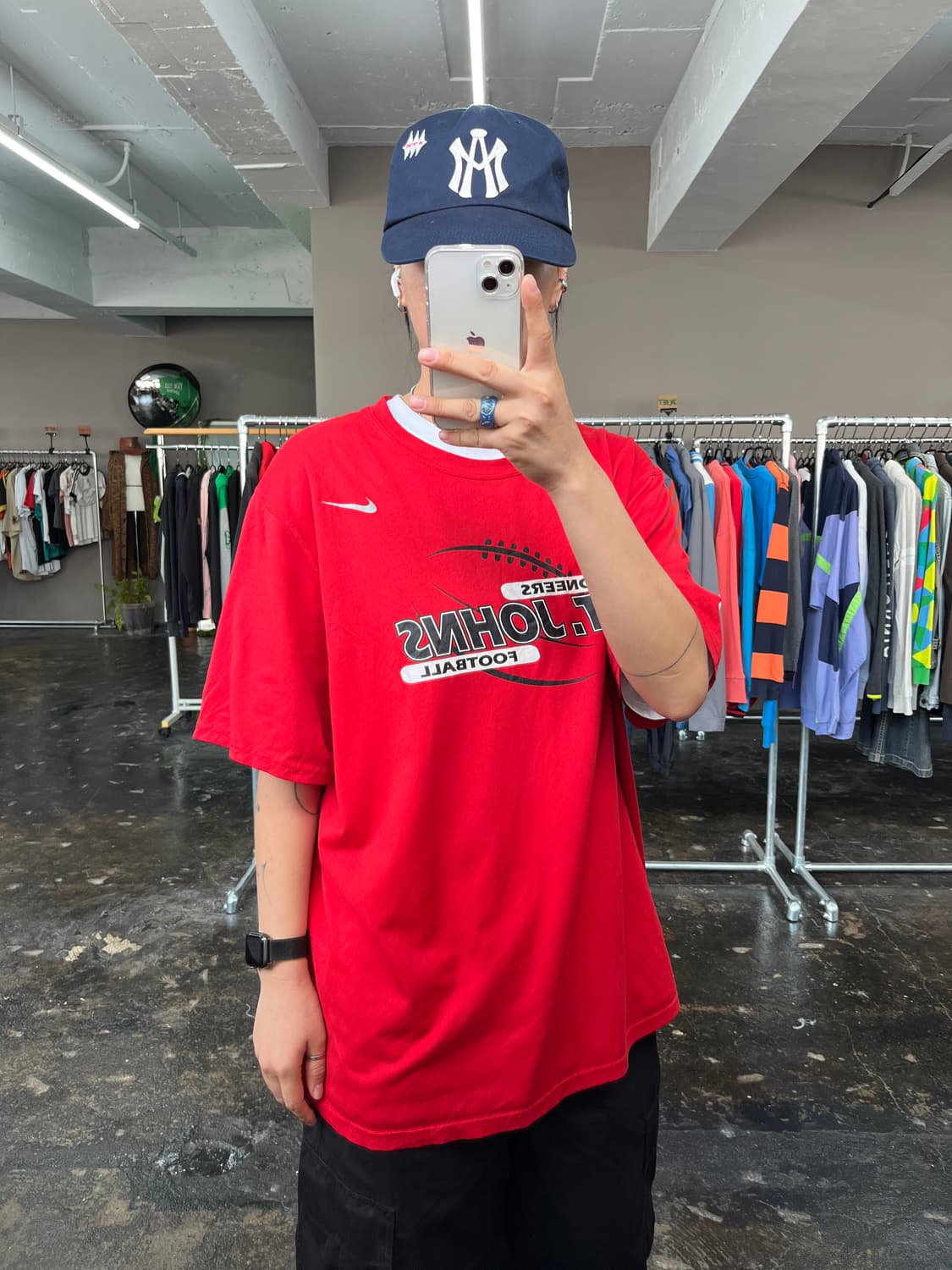 나이키 풋볼 프린팅 반팔 티셔츠 상품이미지1