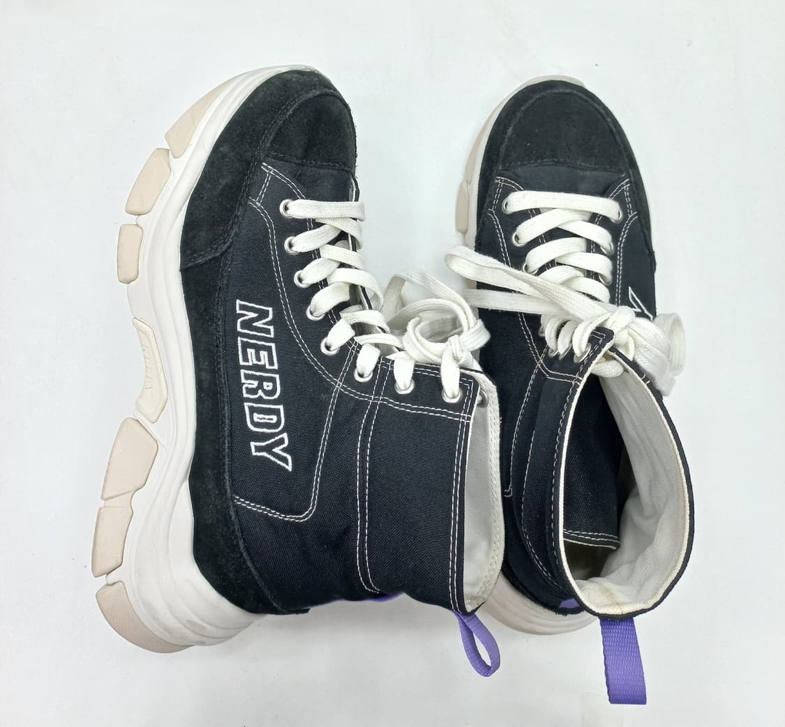 널디 젤리그 캔버스 하이 블랙 270mm 상품이미지2