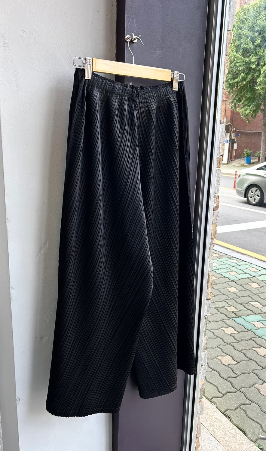 5/ 이세이미야케 플리츠 사선 와이드 팬츠(새상품) 상품이미지6