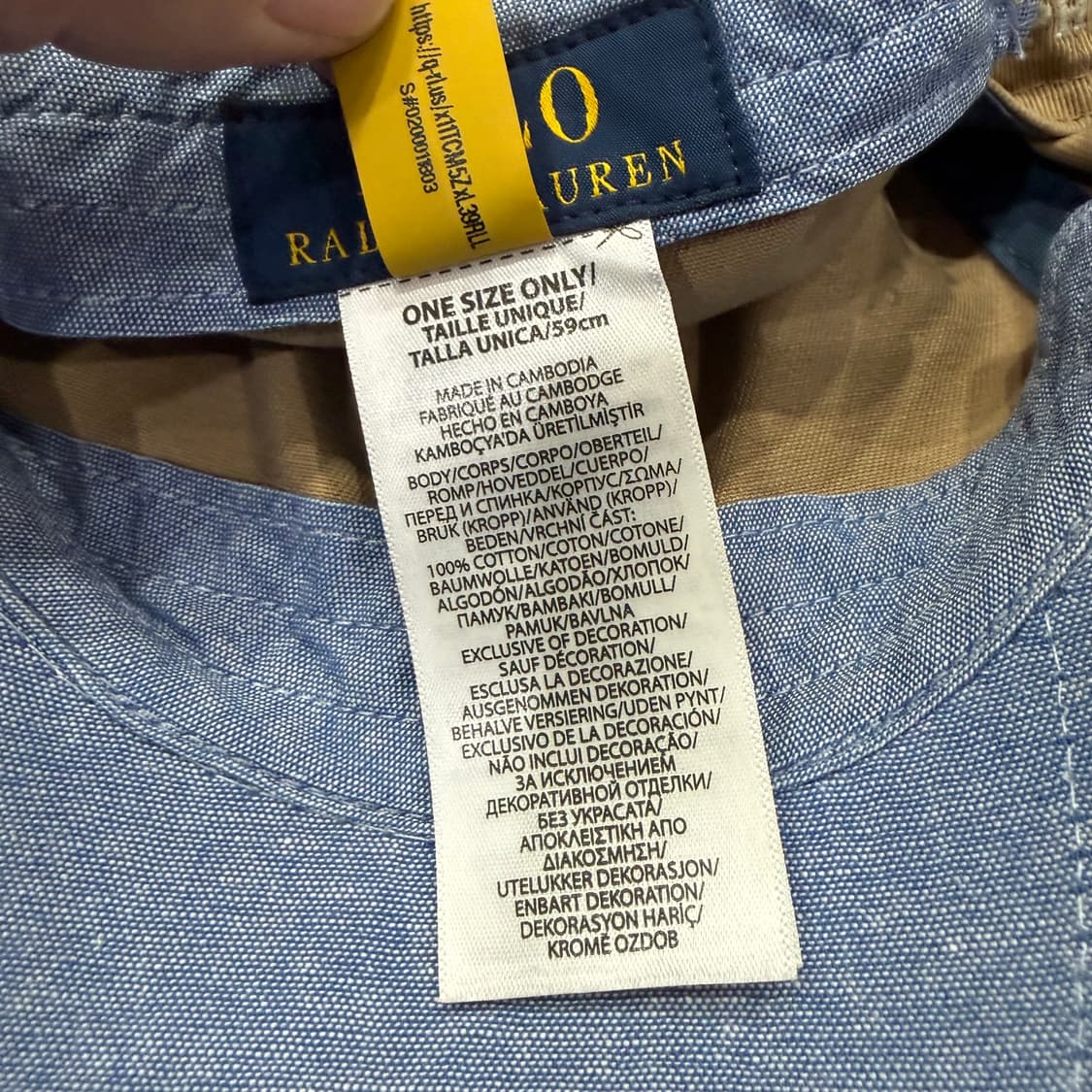 F 폴로 랄프로렌 베어 볼캡 모자 상품이미지9