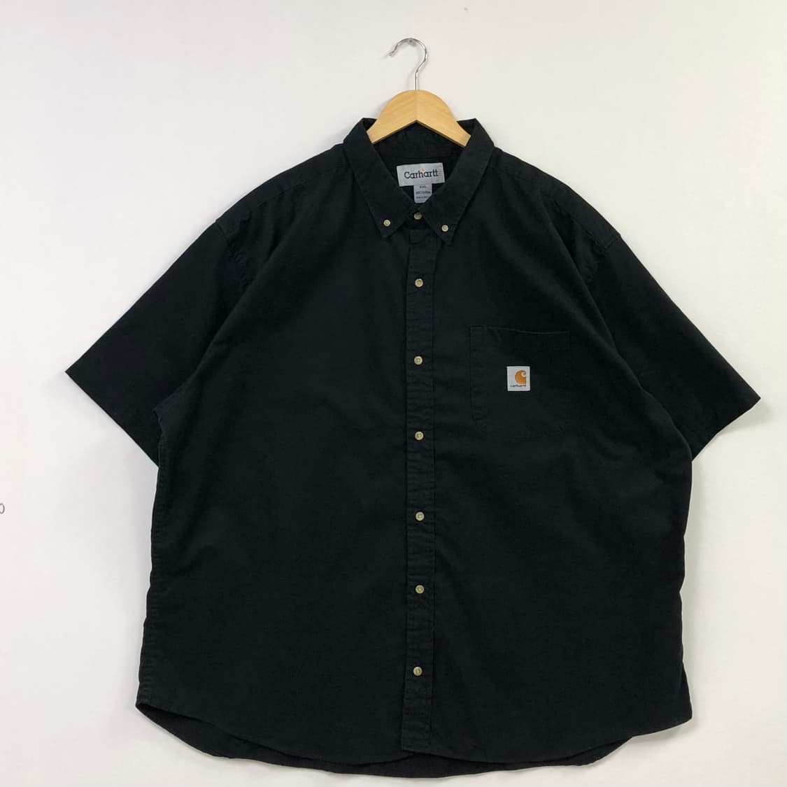 Xxl 칼하트 블랙 워크 빅셔츠 상품이미지2