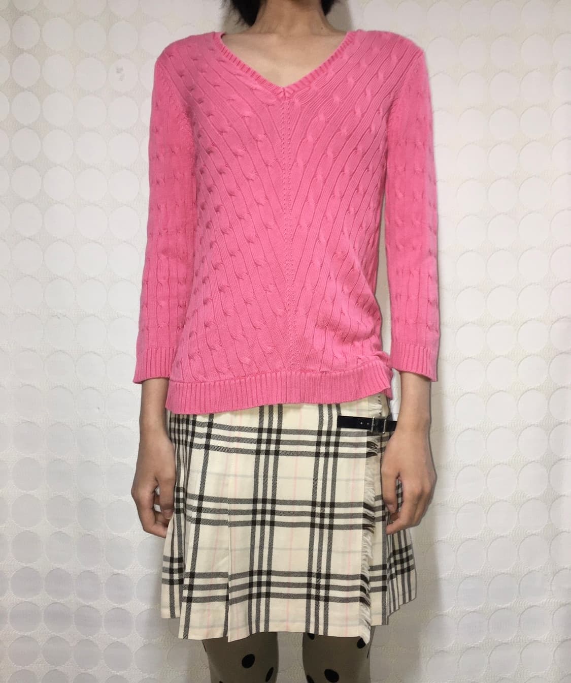 ralph lauren핑크 실크 니트 상품이미지2